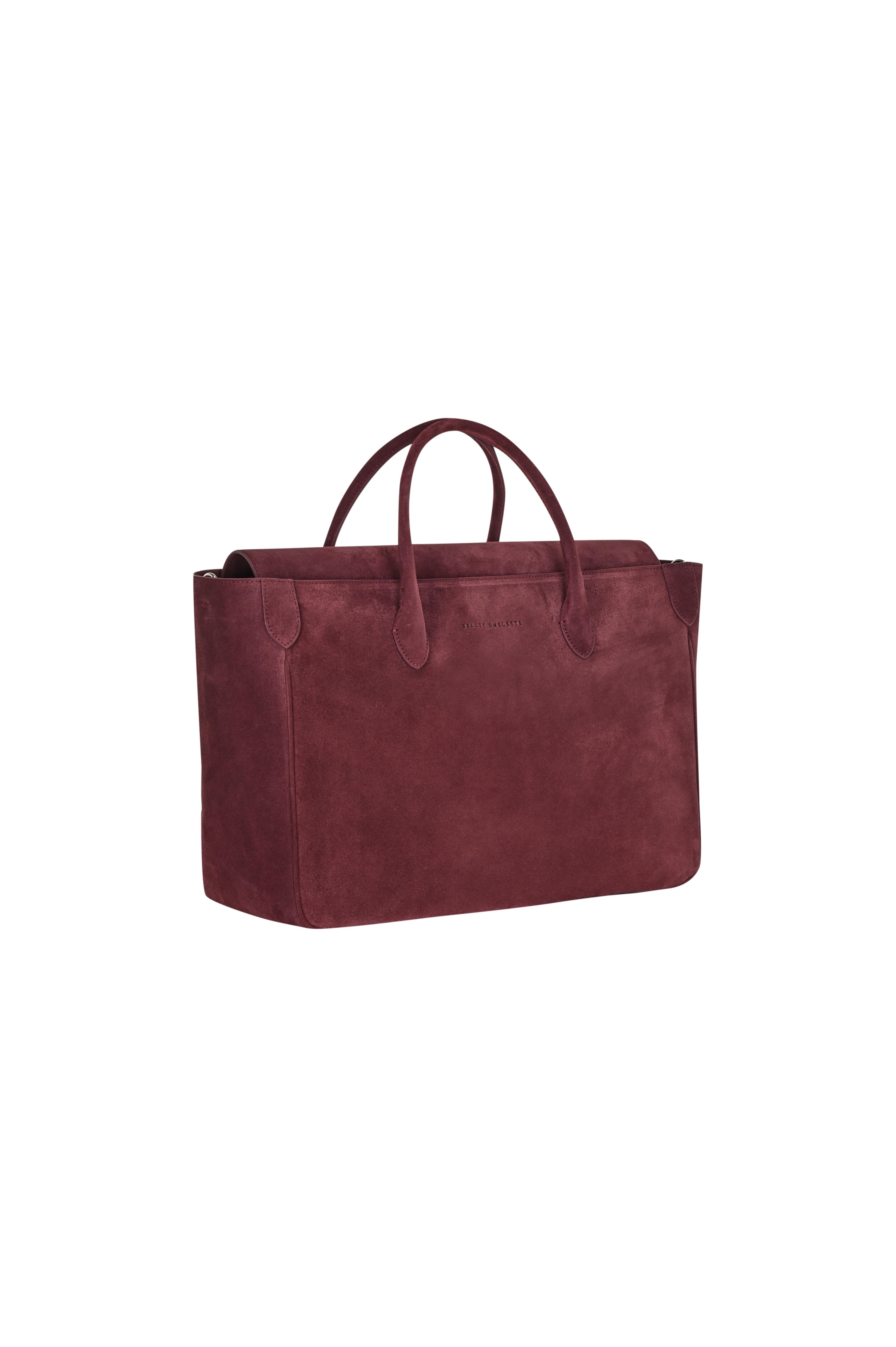 Bordo Raphael XL Süet Bag