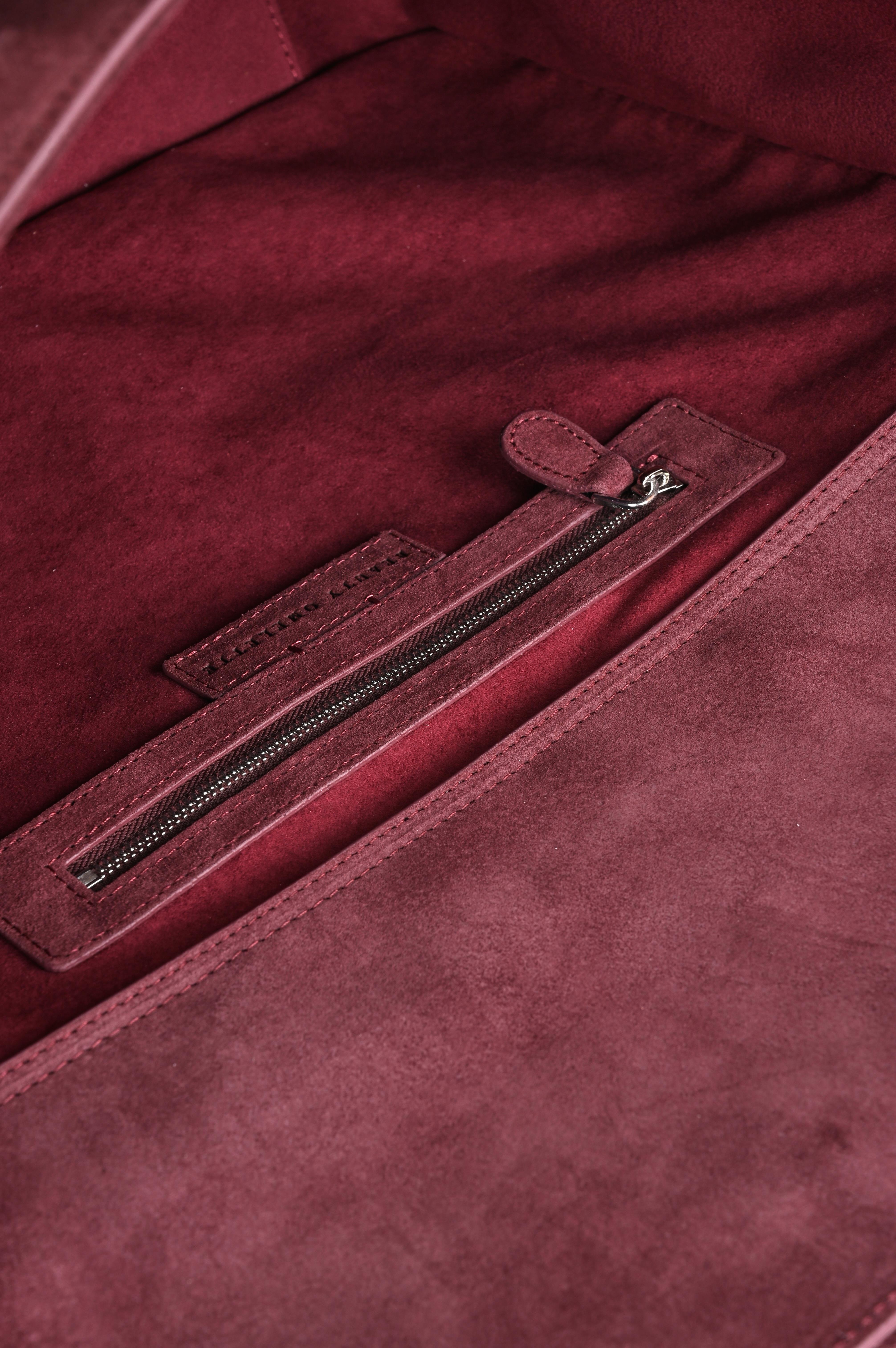 Bordo Raphael XL Süet Bag