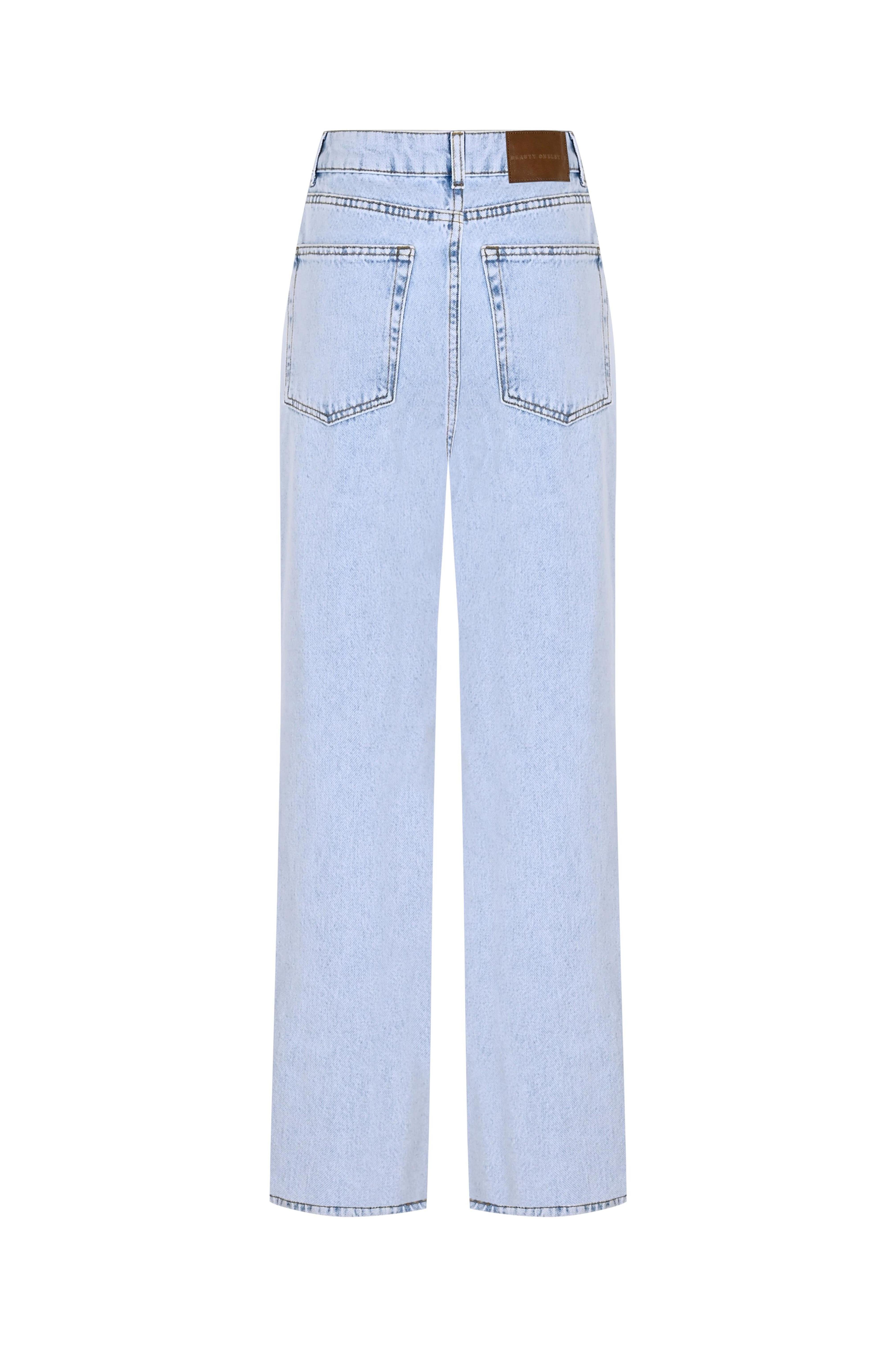 Buz Mavi 90's Straight Fit Jean