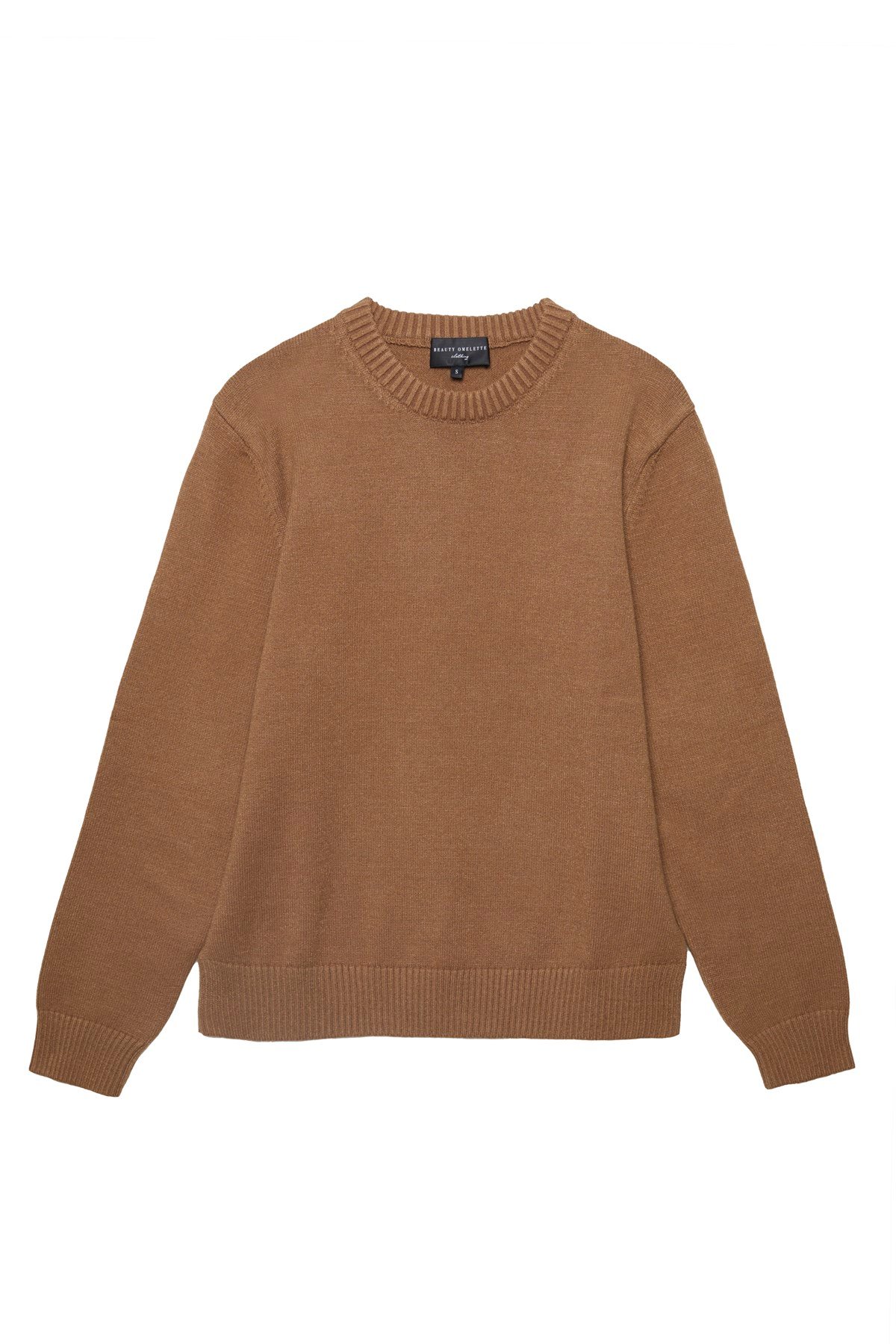 Camel Basic Bisiklet Yaka Kazak