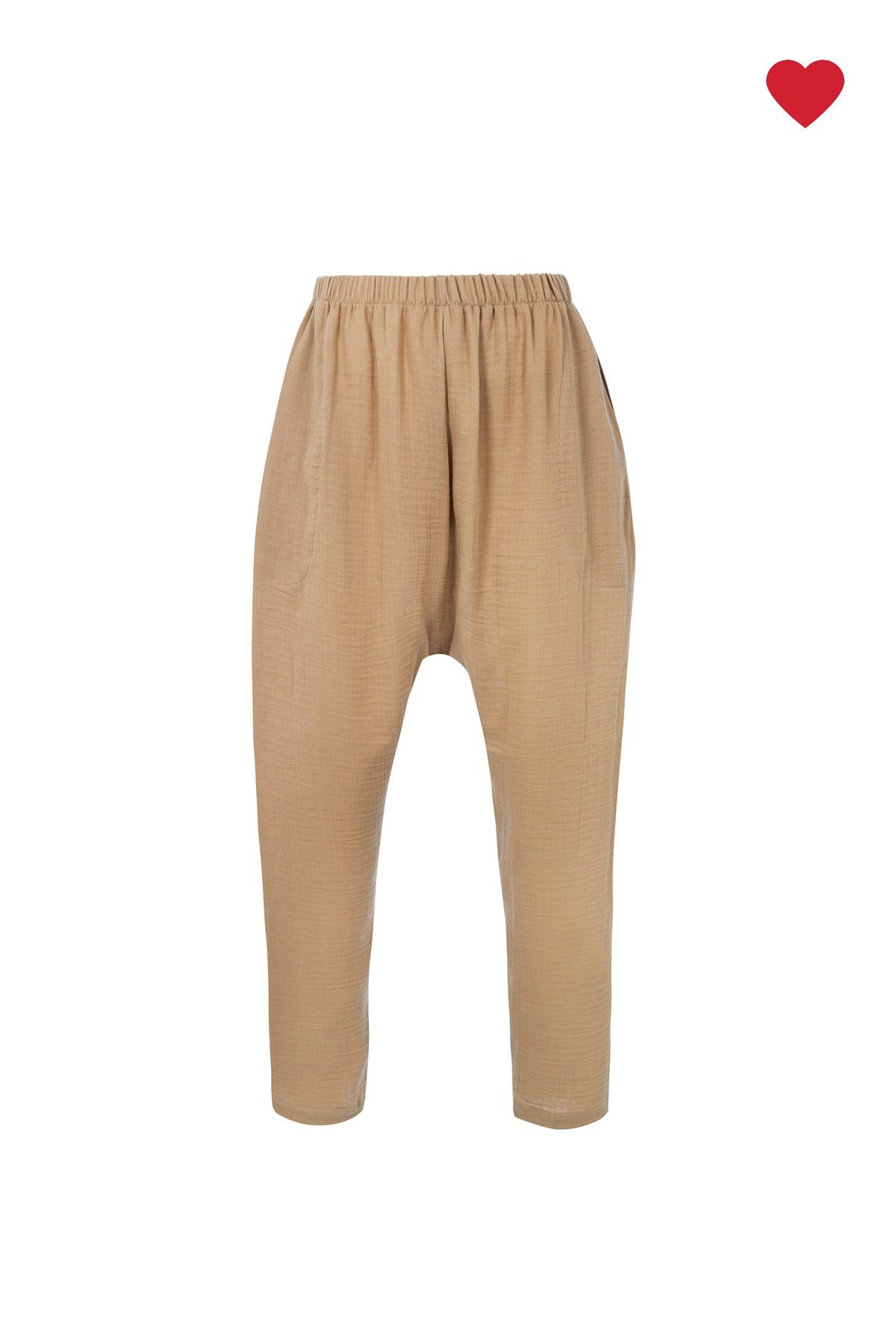 Camel Şalvar Plaj Pantolonu