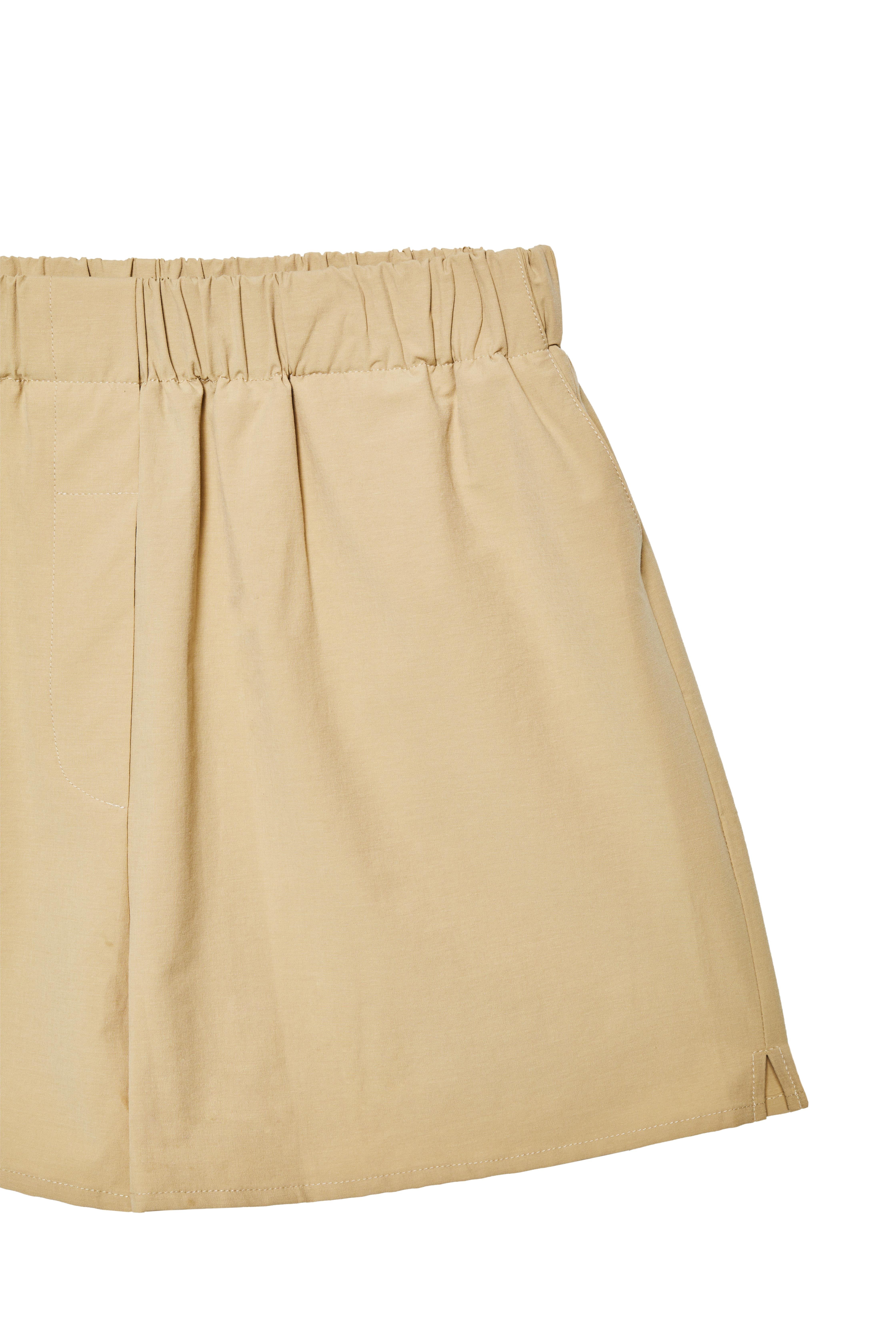 Camel Teknik Kumaş Pj Şort