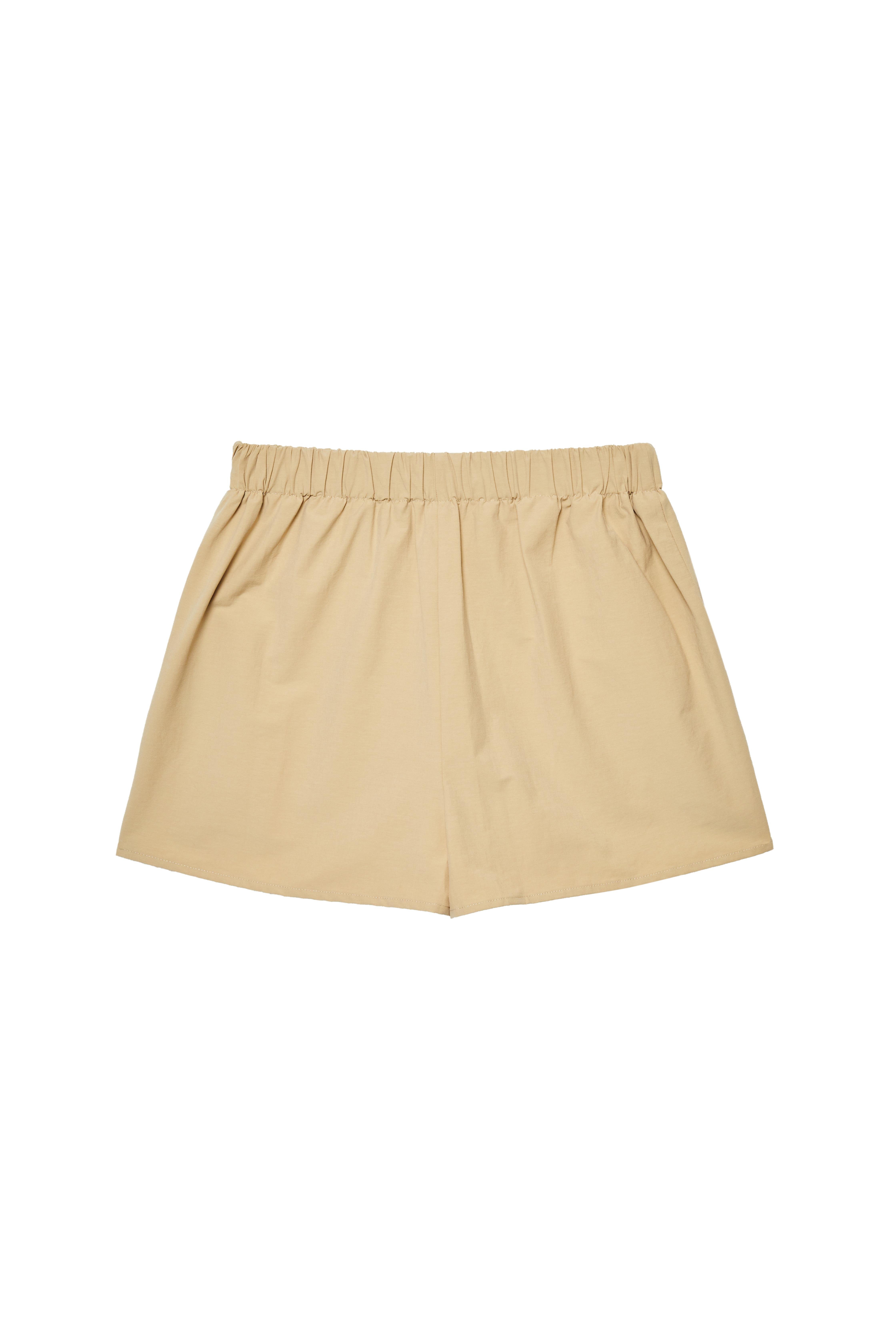 Camel Teknik Kumaş Pj Şort