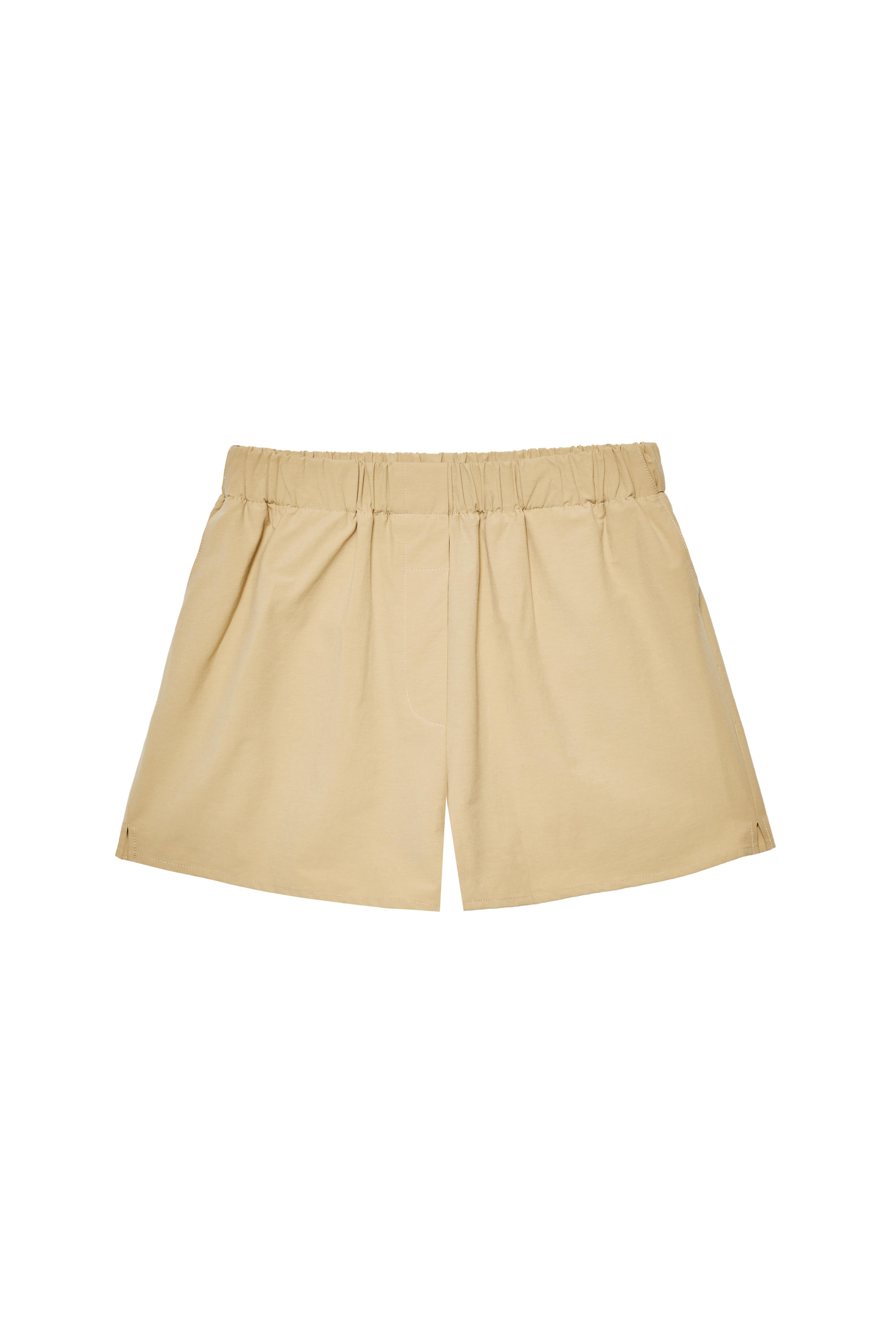 Camel Teknik Kumaş Pj Şort