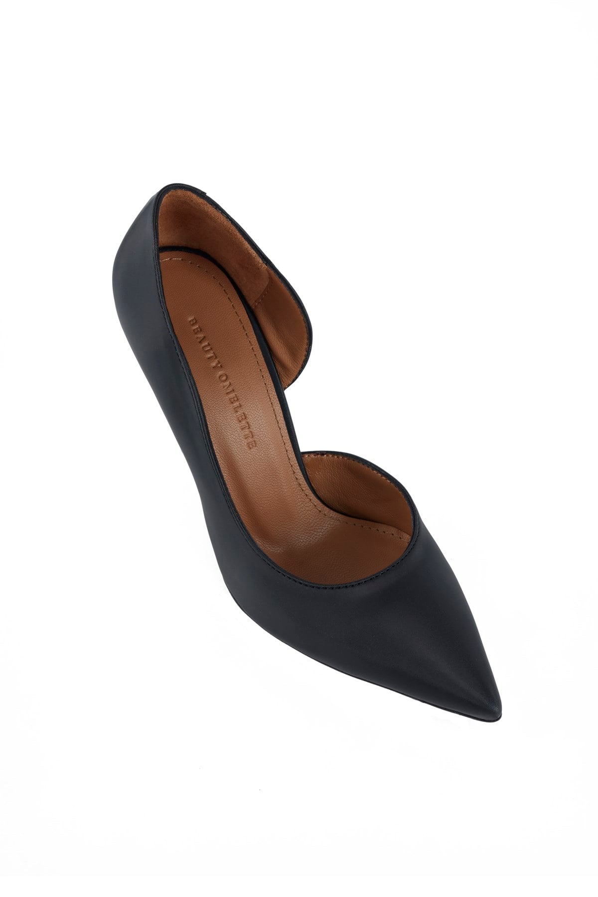 Carrie Saten Stiletto Siyah