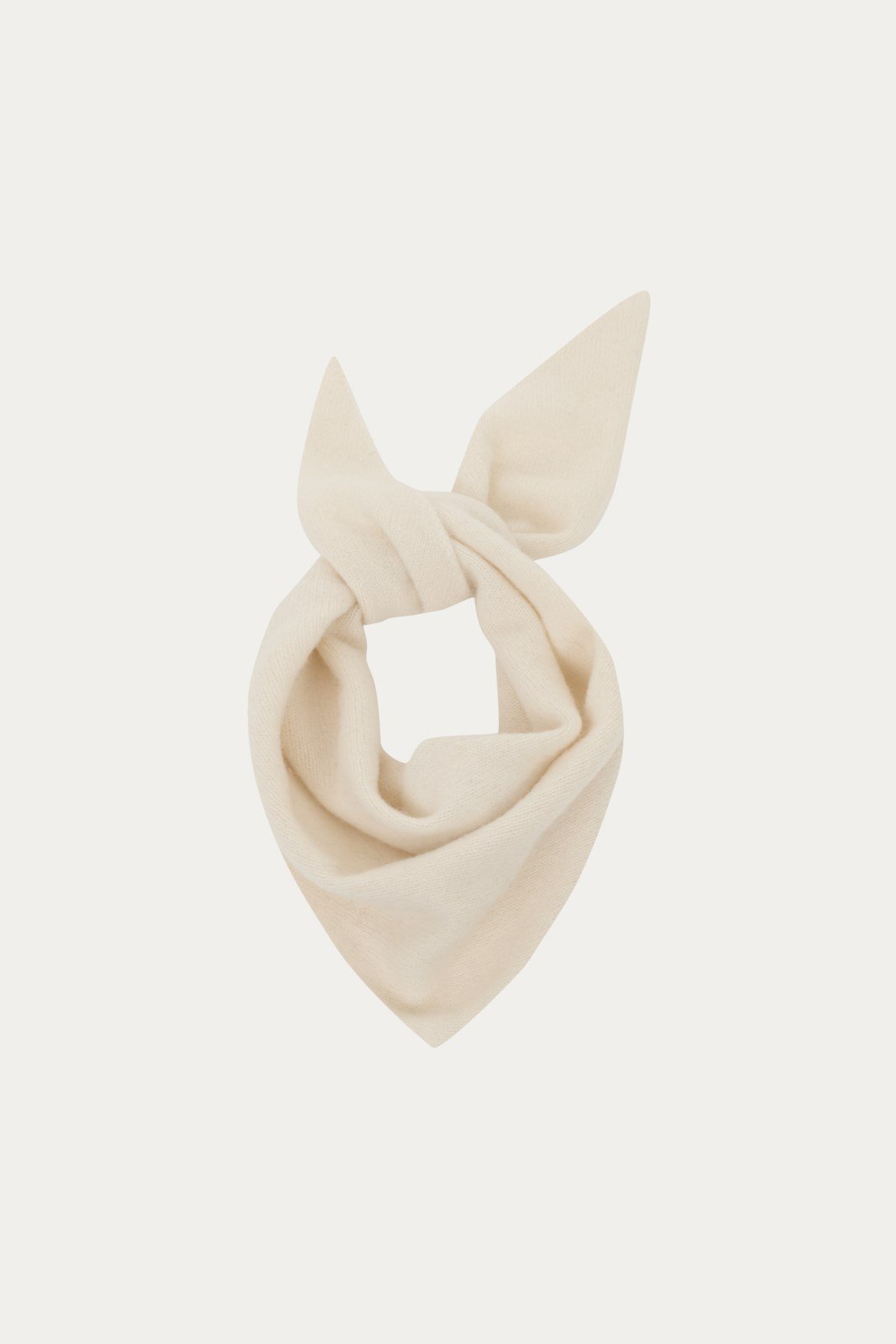 Ekru %100 Kaşmir Bandana Fular