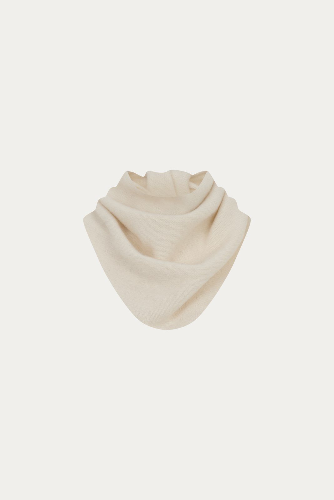 Ekru %100 Kaşmir Bandana Fular