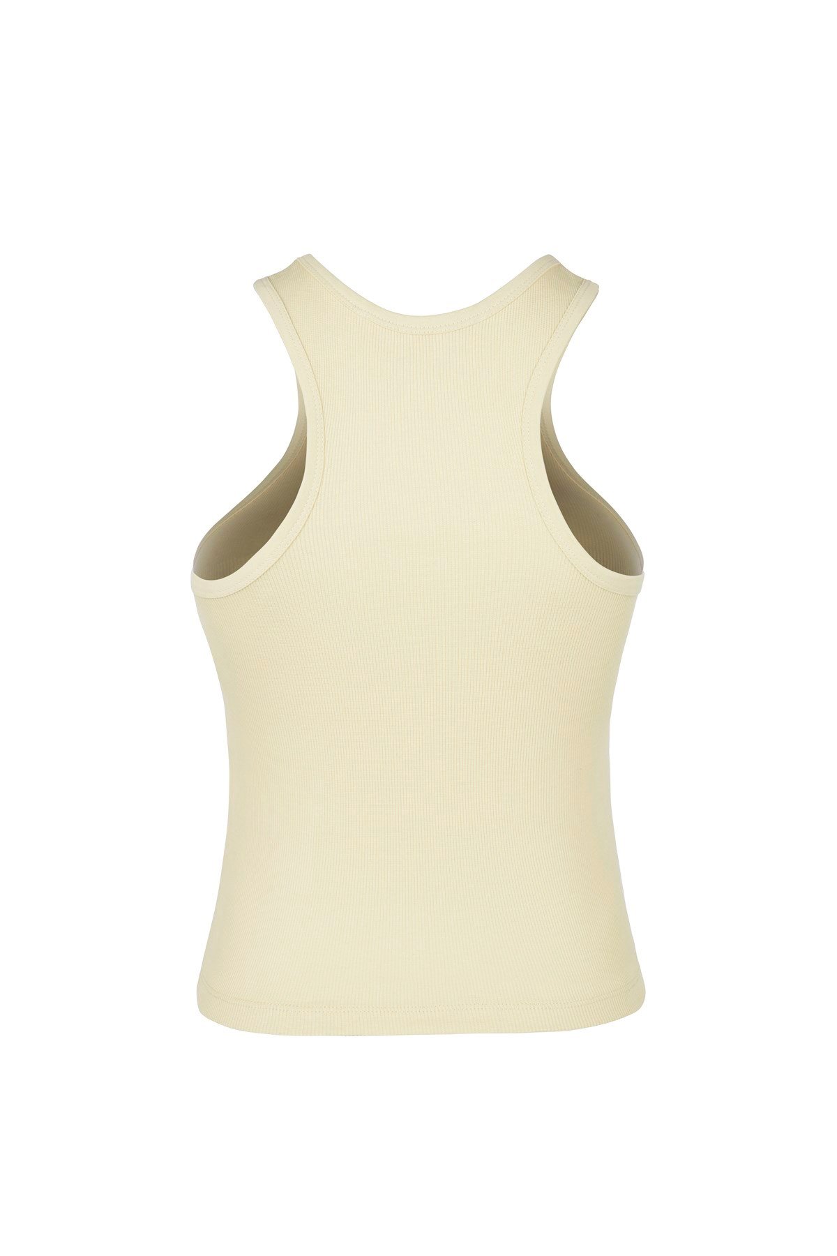 Ekru Kaşkorse Halter Yaka Atlet