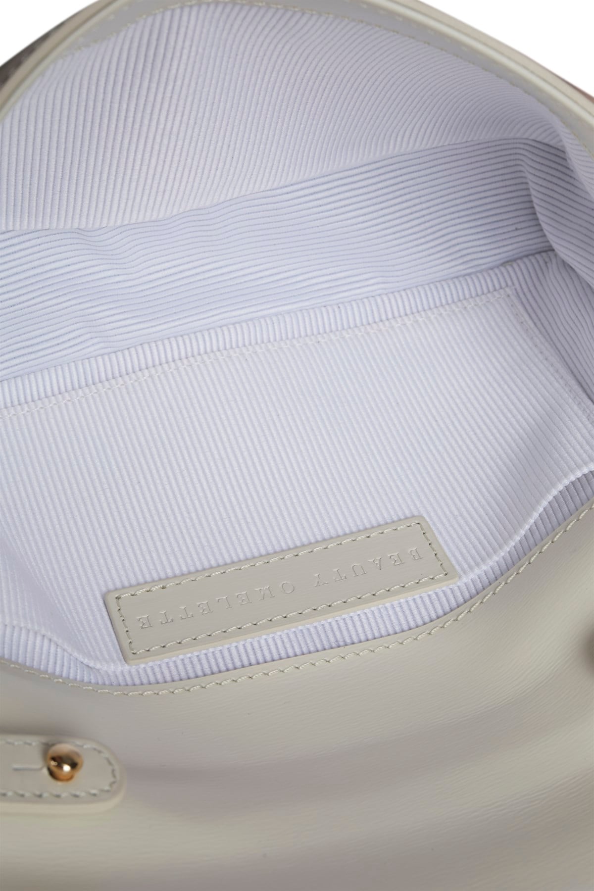 Ekru Logo Box Day Bag