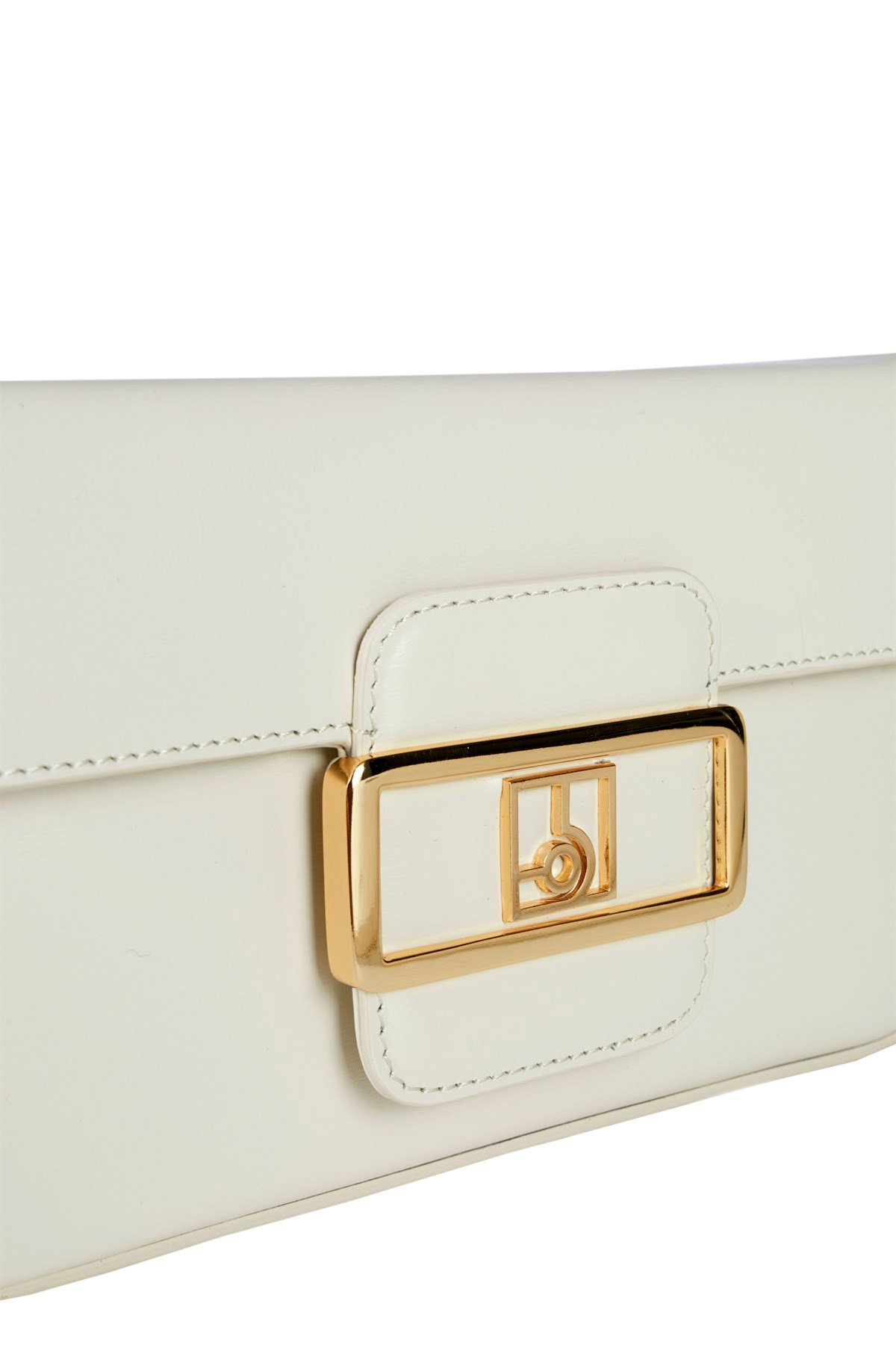 Ekru Logo Box Day Bag