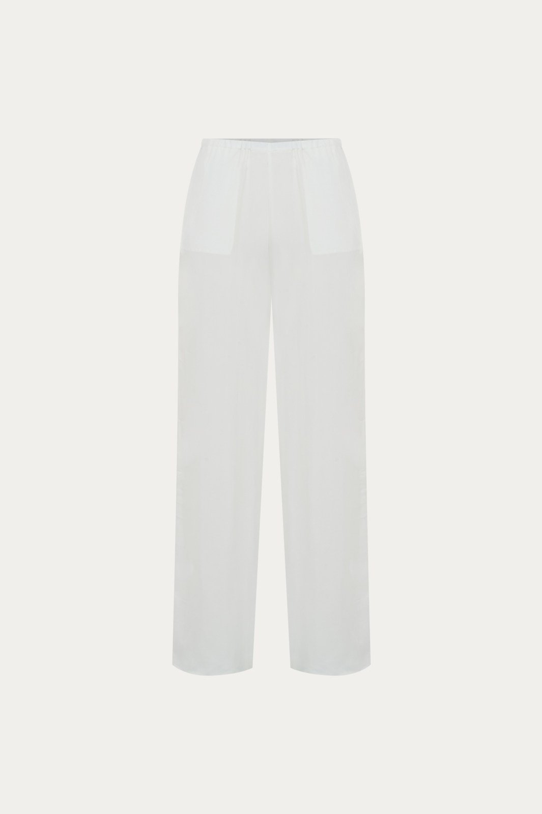Ekru Pj Form Cupro Pantolon