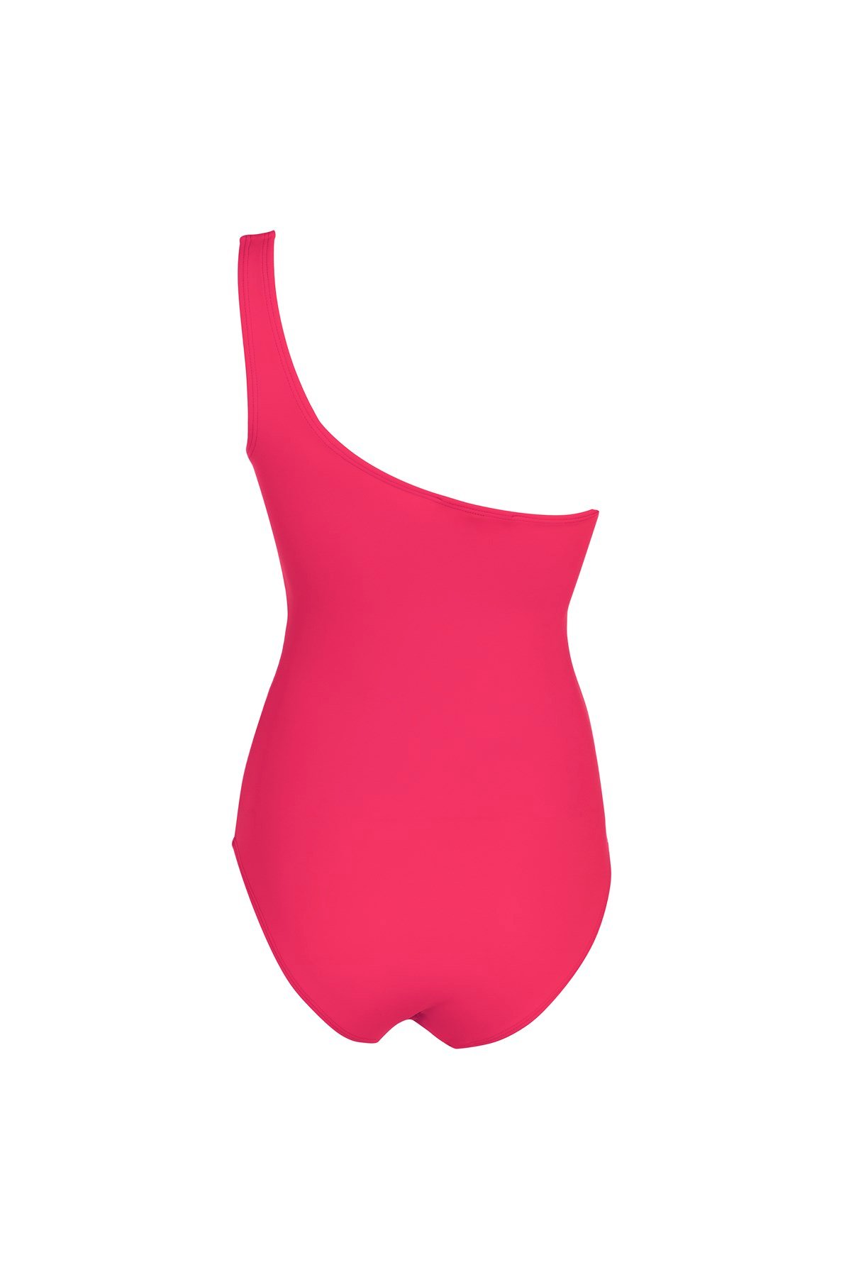 Fuşya Asimetrik Yaka Mayo