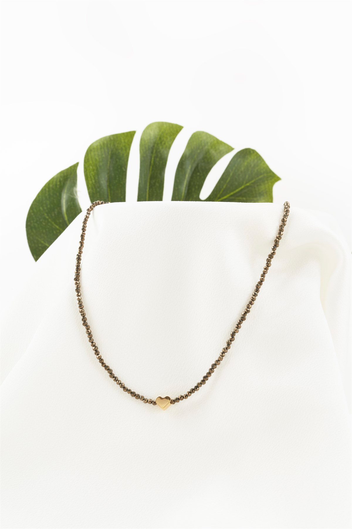 Gold 3Lü Set Taşlı Kolye