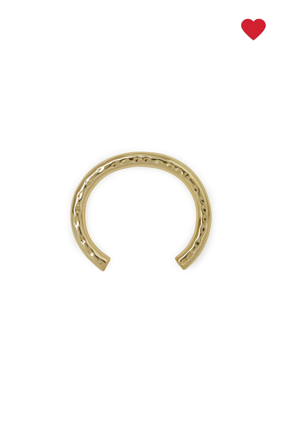 Gold Amorf Oversize Cuff Bileklik