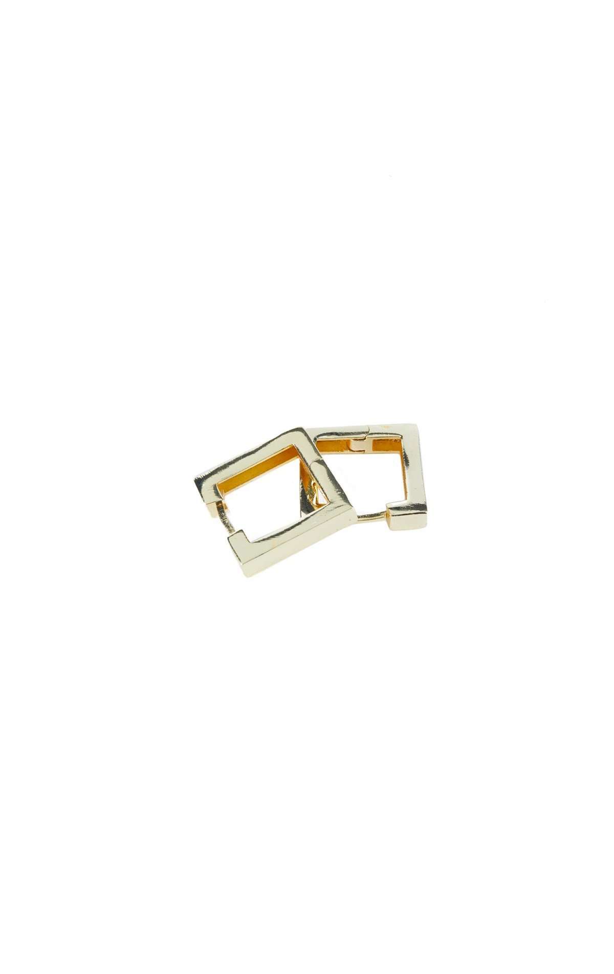Gold Minimal Kare Küpe