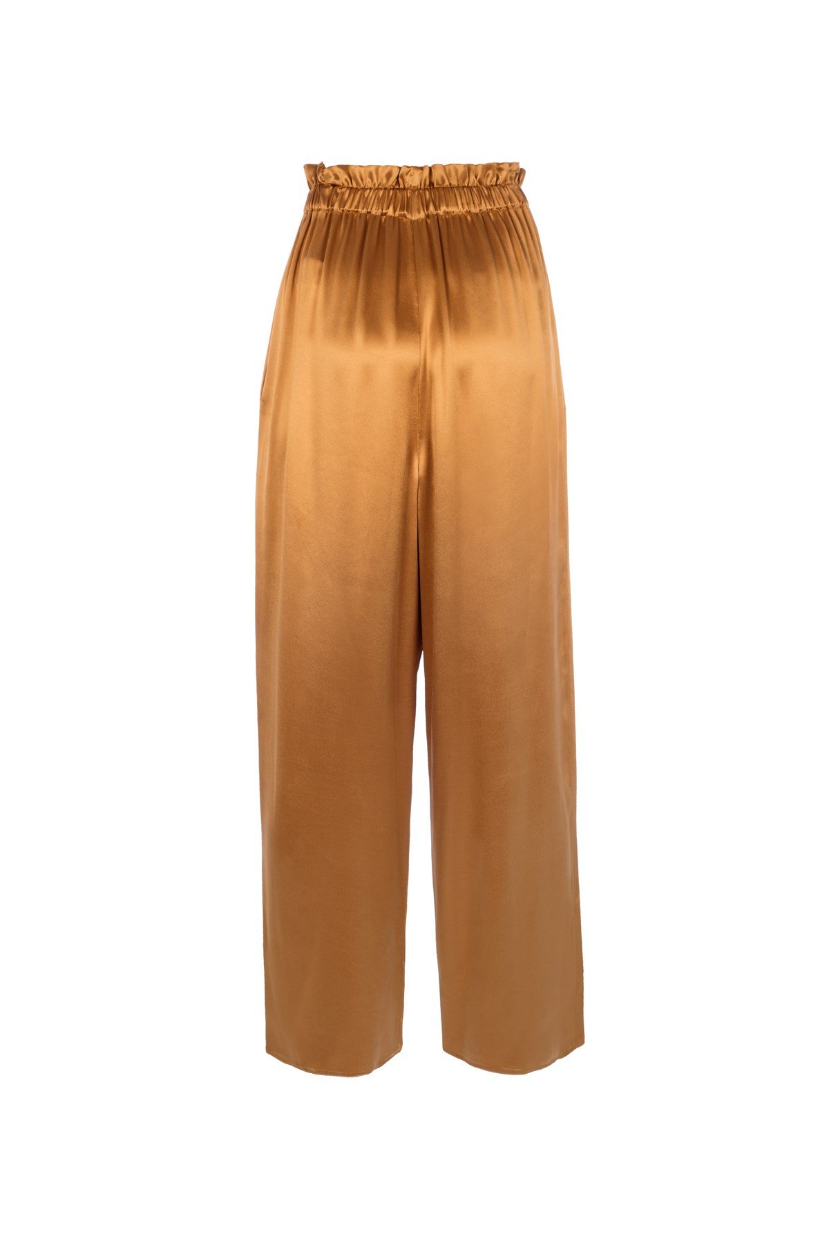 Gold Saten Bol Pantolon 