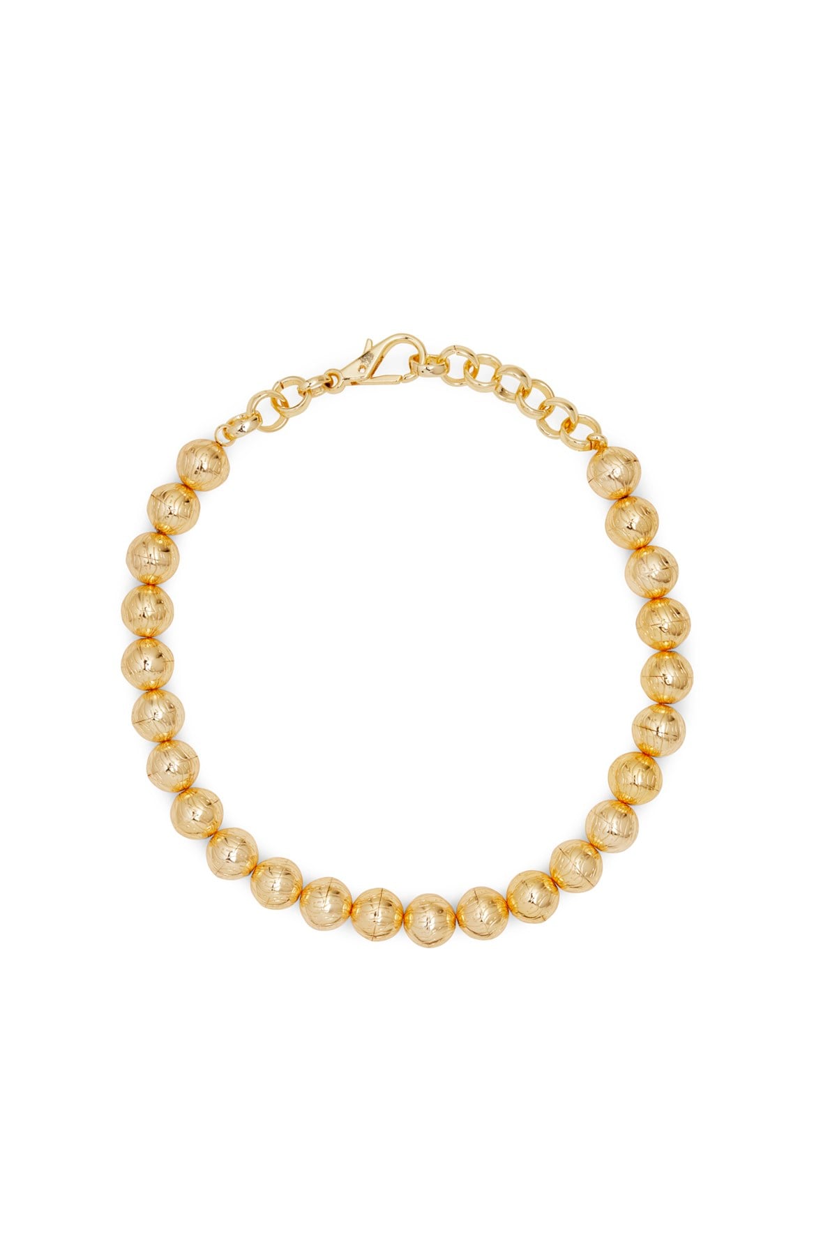 Gold Top Form Kısa Kolye