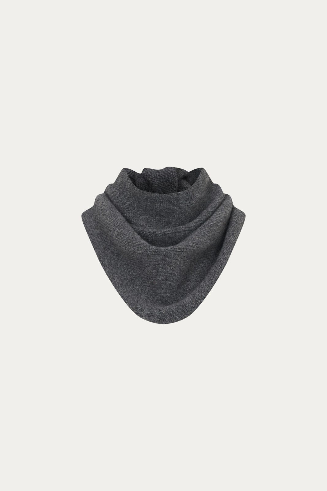 Gri Melanj %100 Kaşmir Bandana Fular