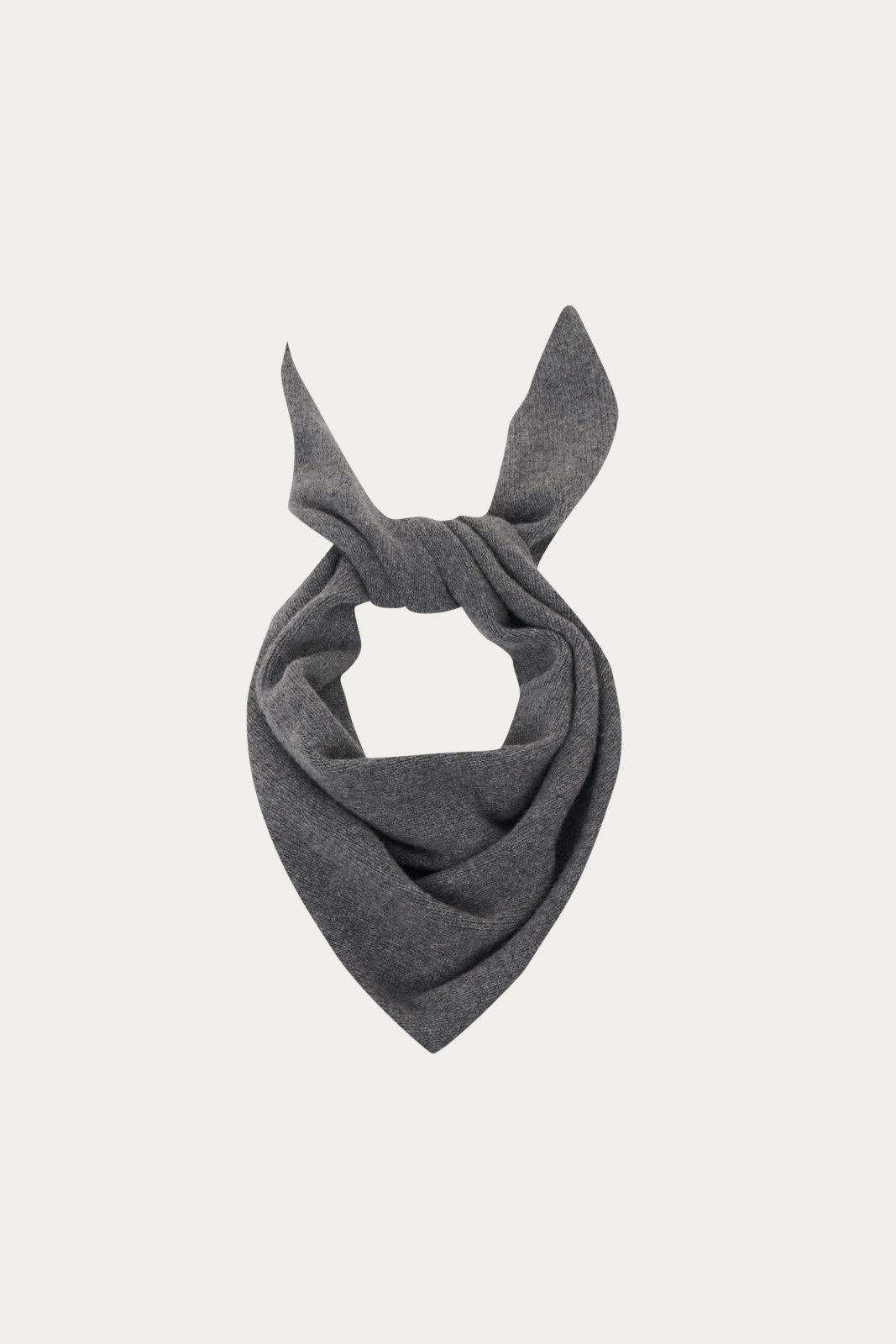 Gri Melanj %100 Kaşmir Bandana Fular