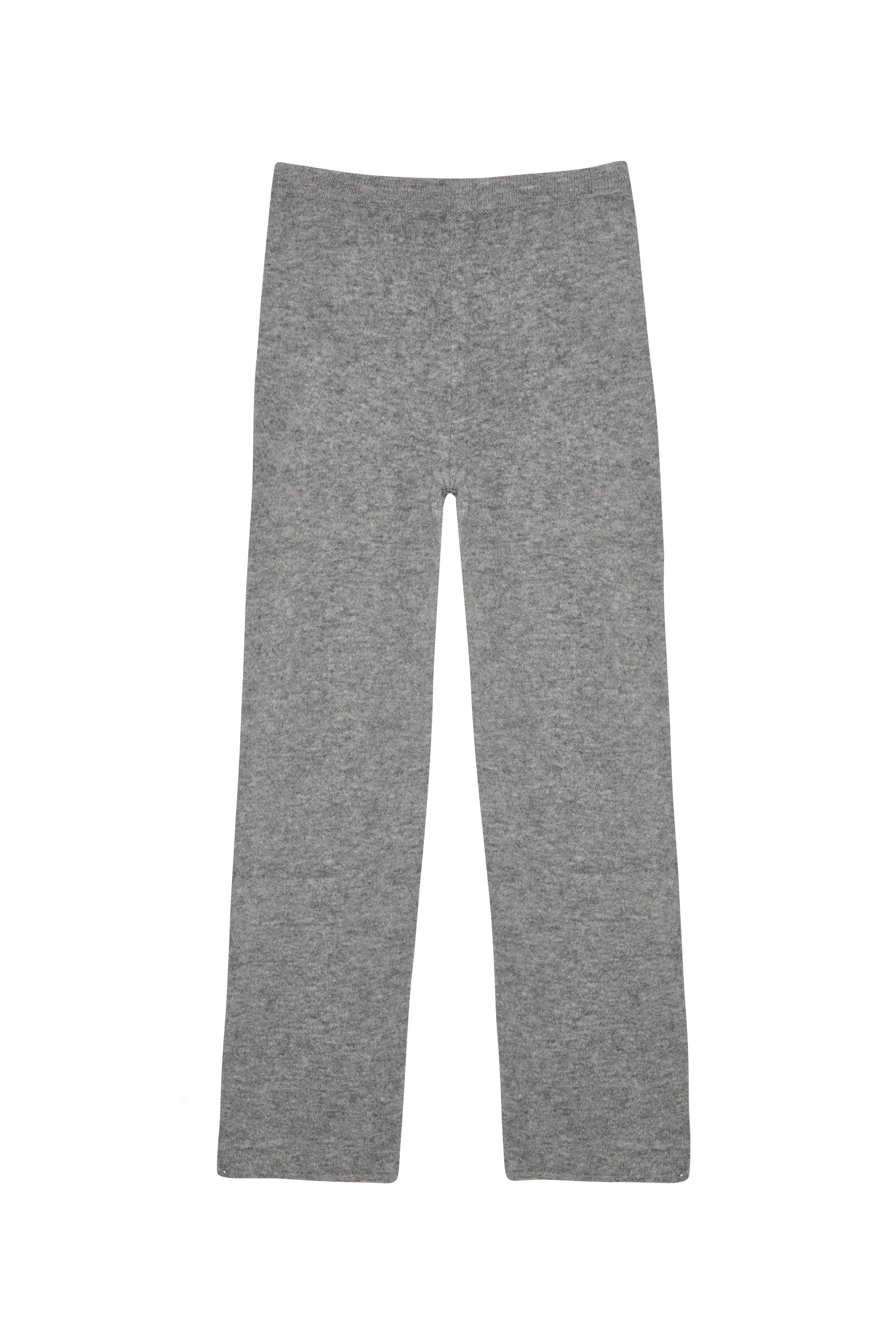 Gri Melanj Triko Pantolon