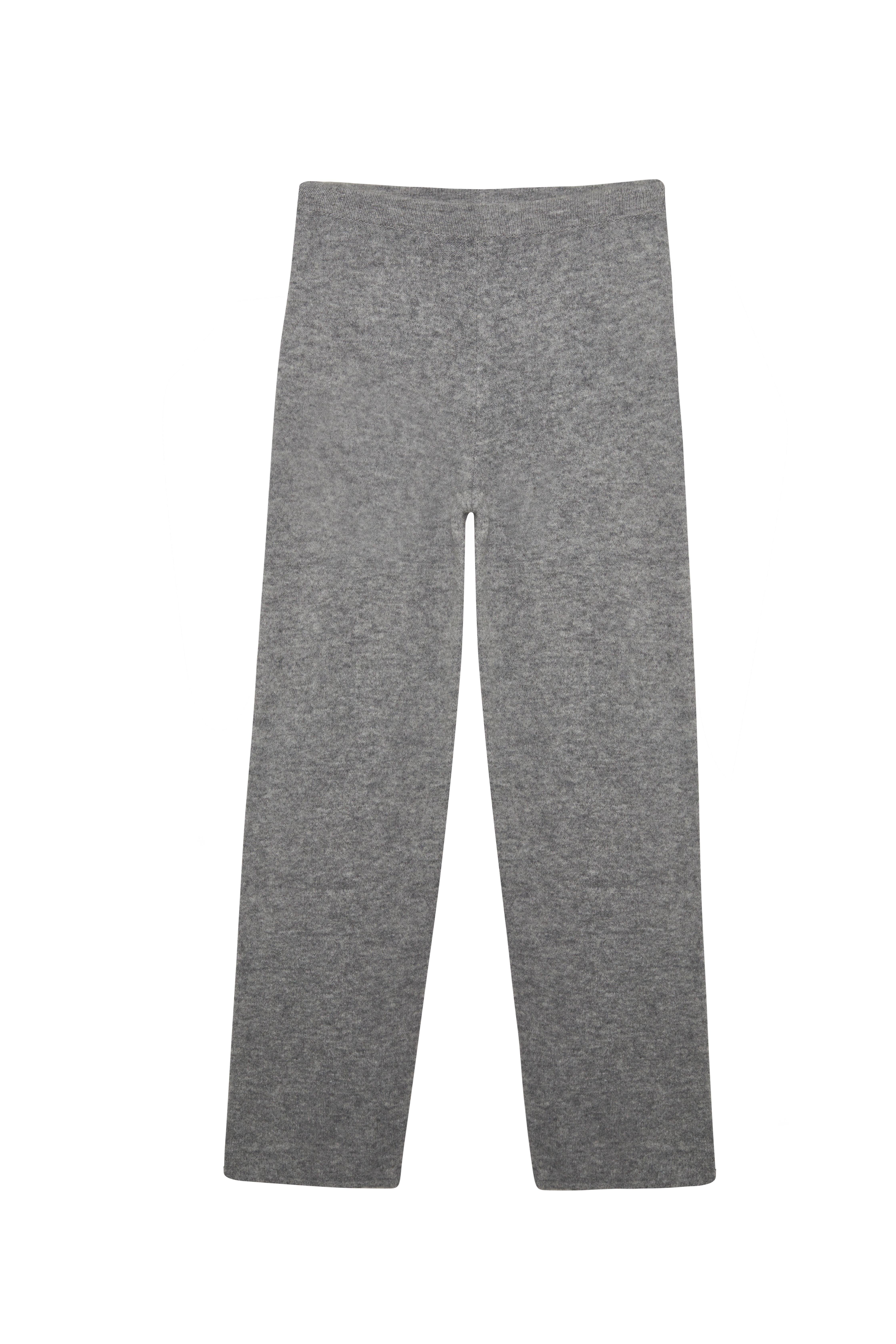 Gri Melanj Triko Pantolon