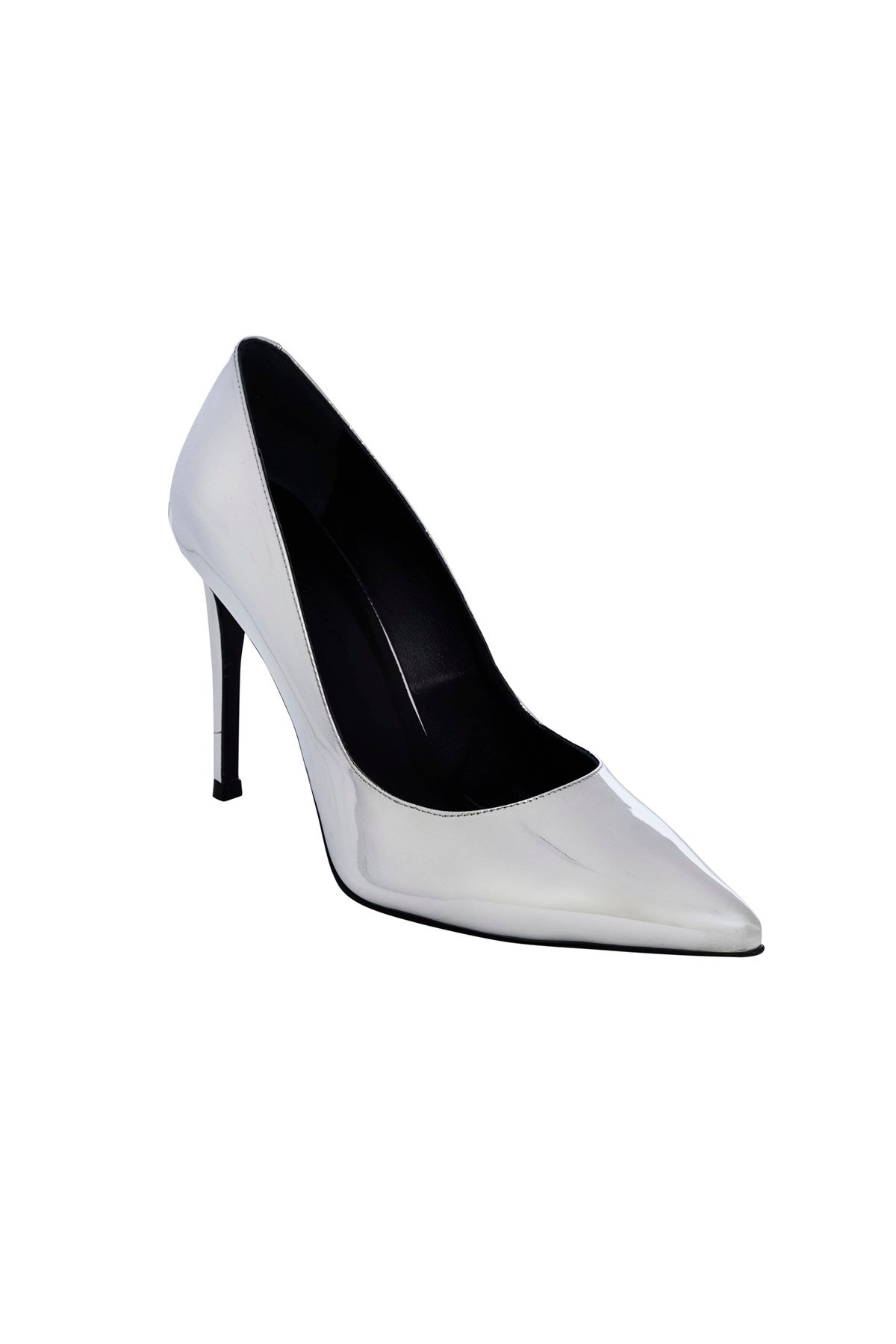 Gümüş Aynalı Carrie Klasik Stiletto