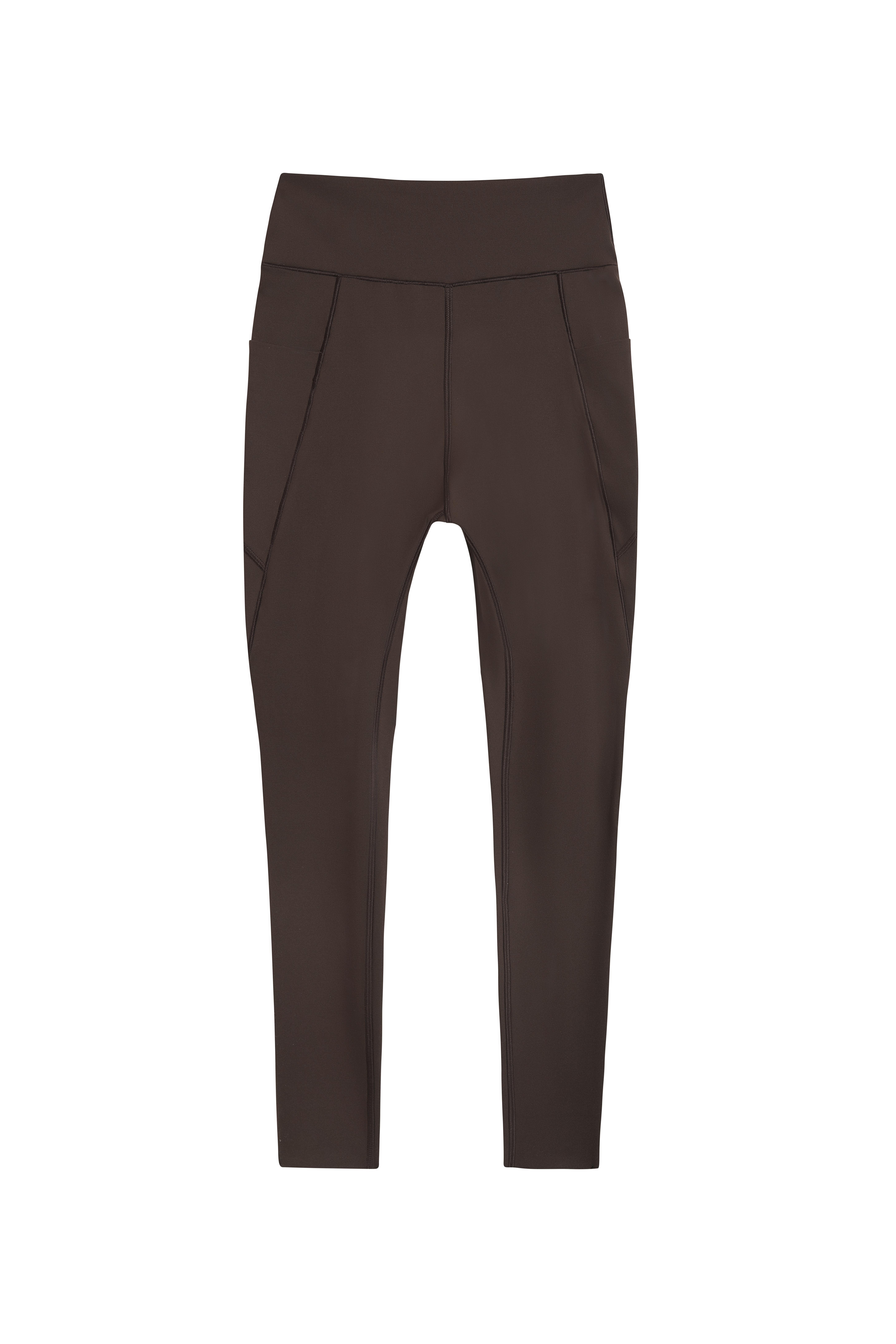 Kahverengi Comfort Uzun Spor Tayt