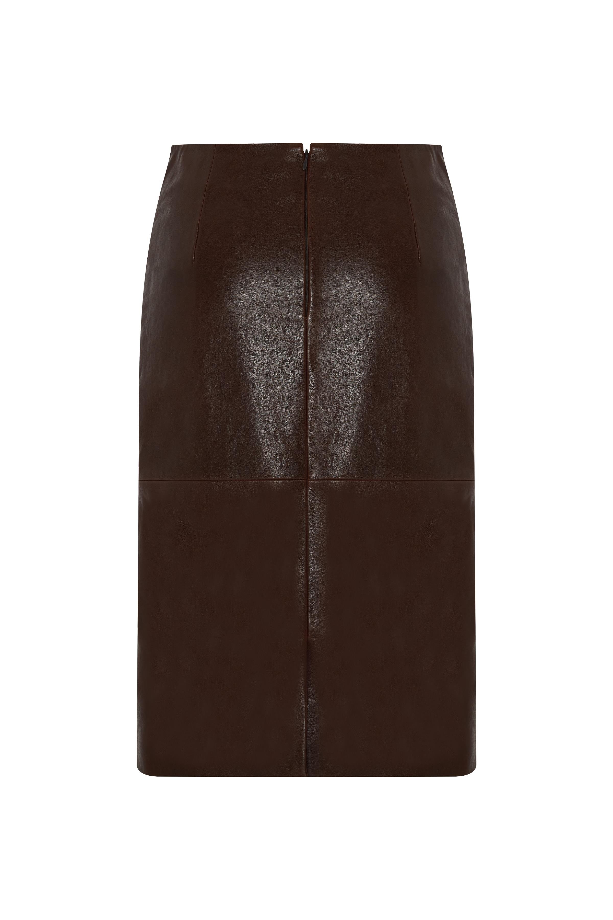 Kahverengi Deri Kalem Etek