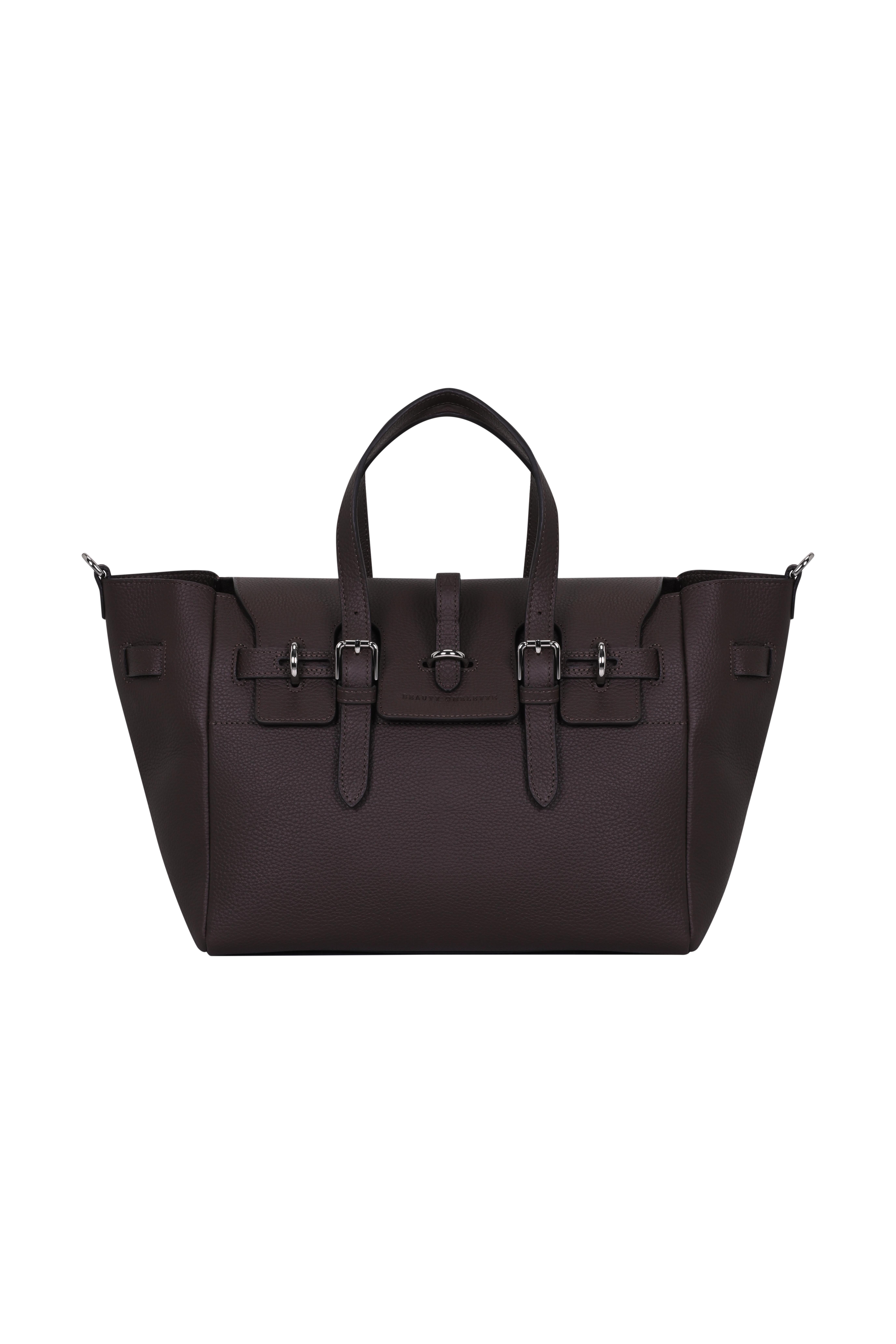 Kahverengi Gabrielle Floater Day Bag Silver