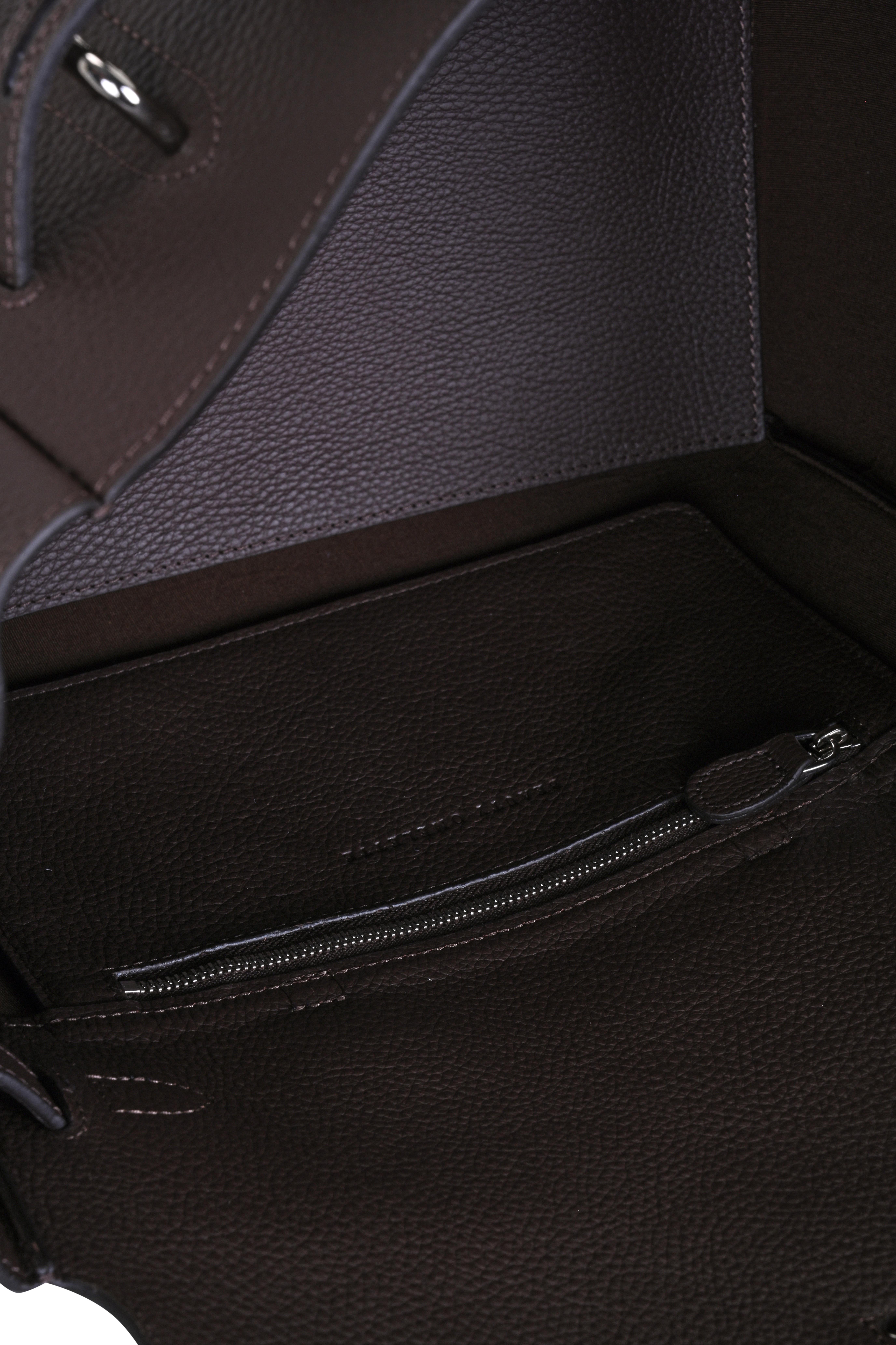 Kahverengi Gabrielle Floater Day Bag Silver