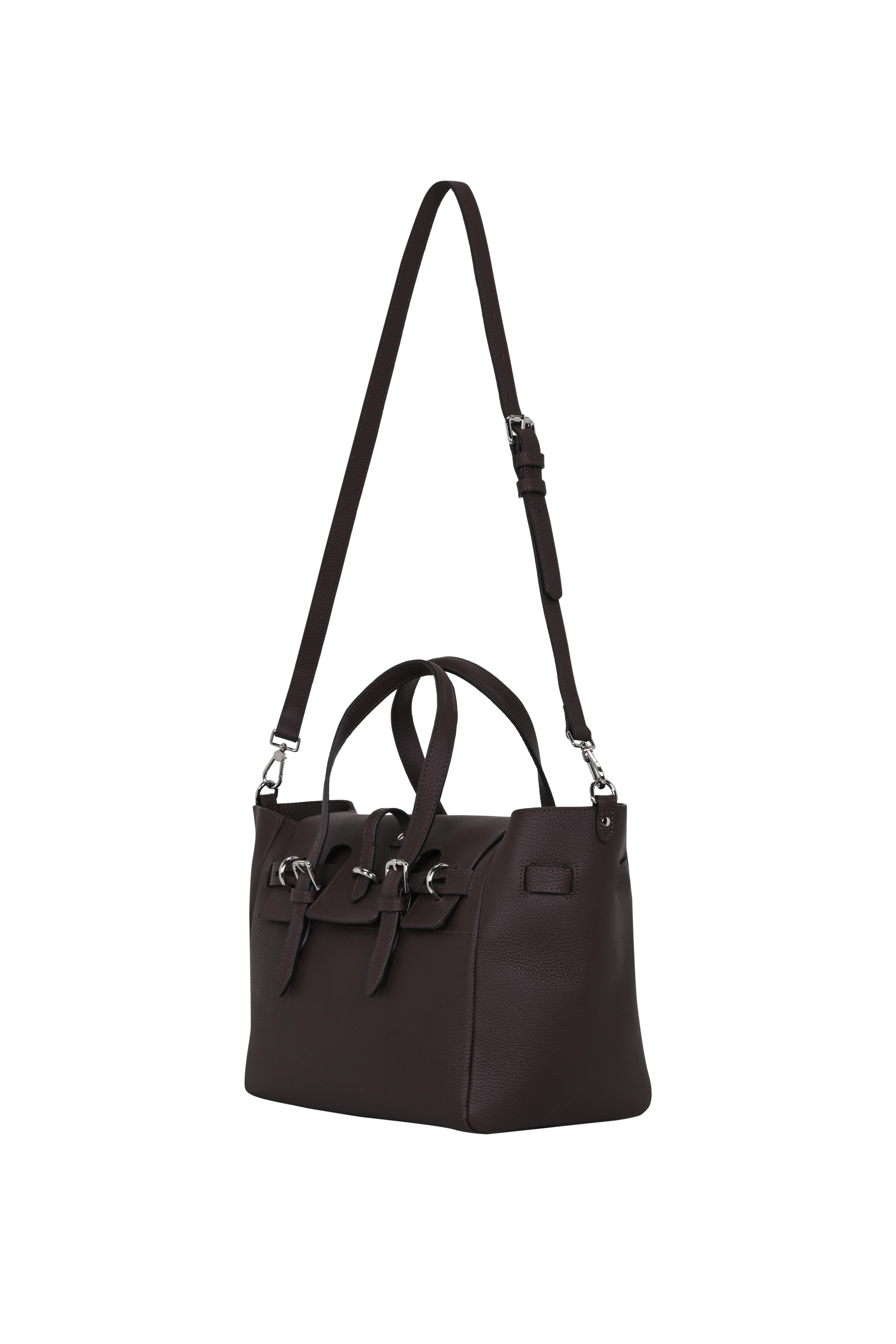 Kahverengi Gabrielle Floater Day Bag Silver
