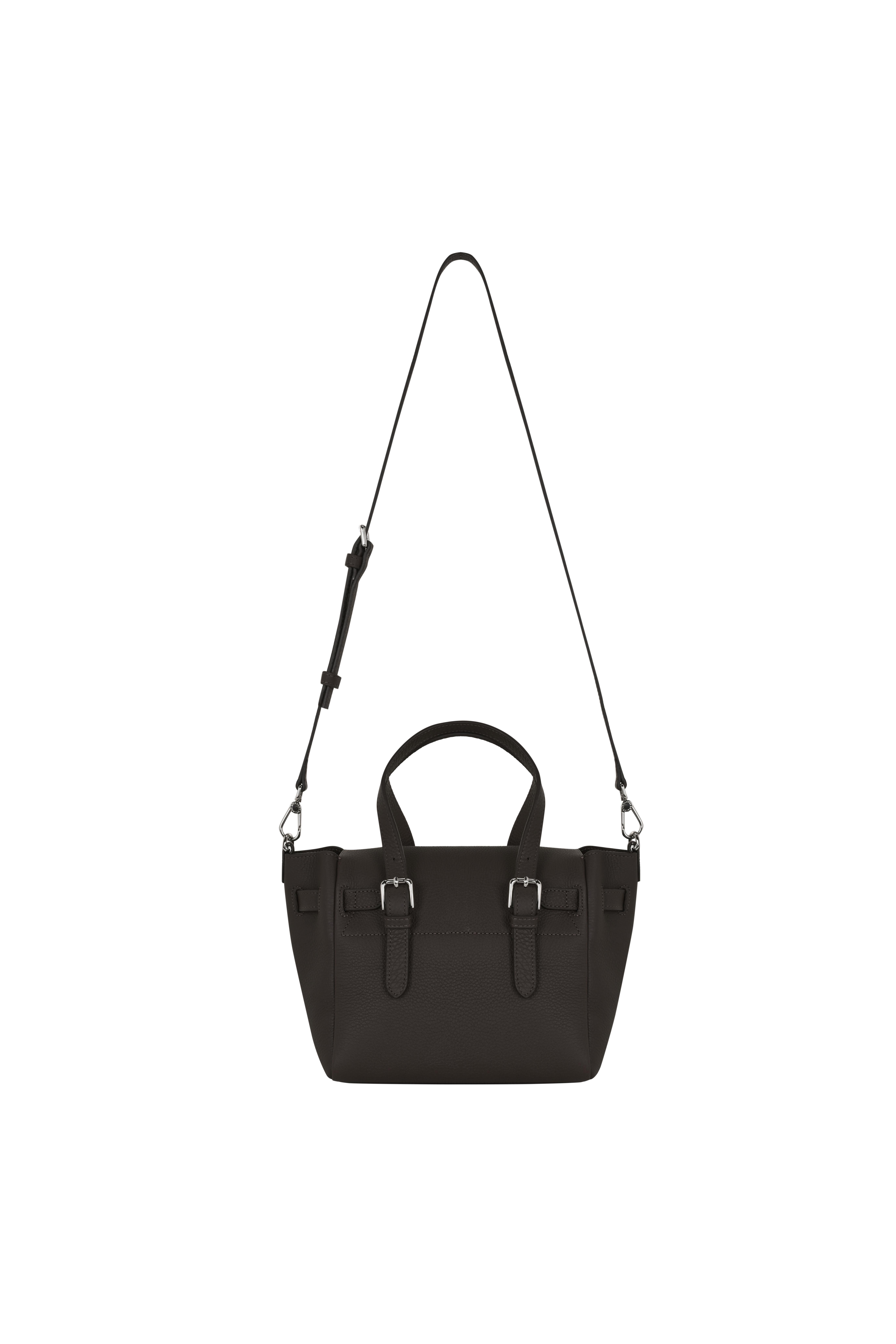 Kahverengi Gabrielle Floater Mini Bag Silver