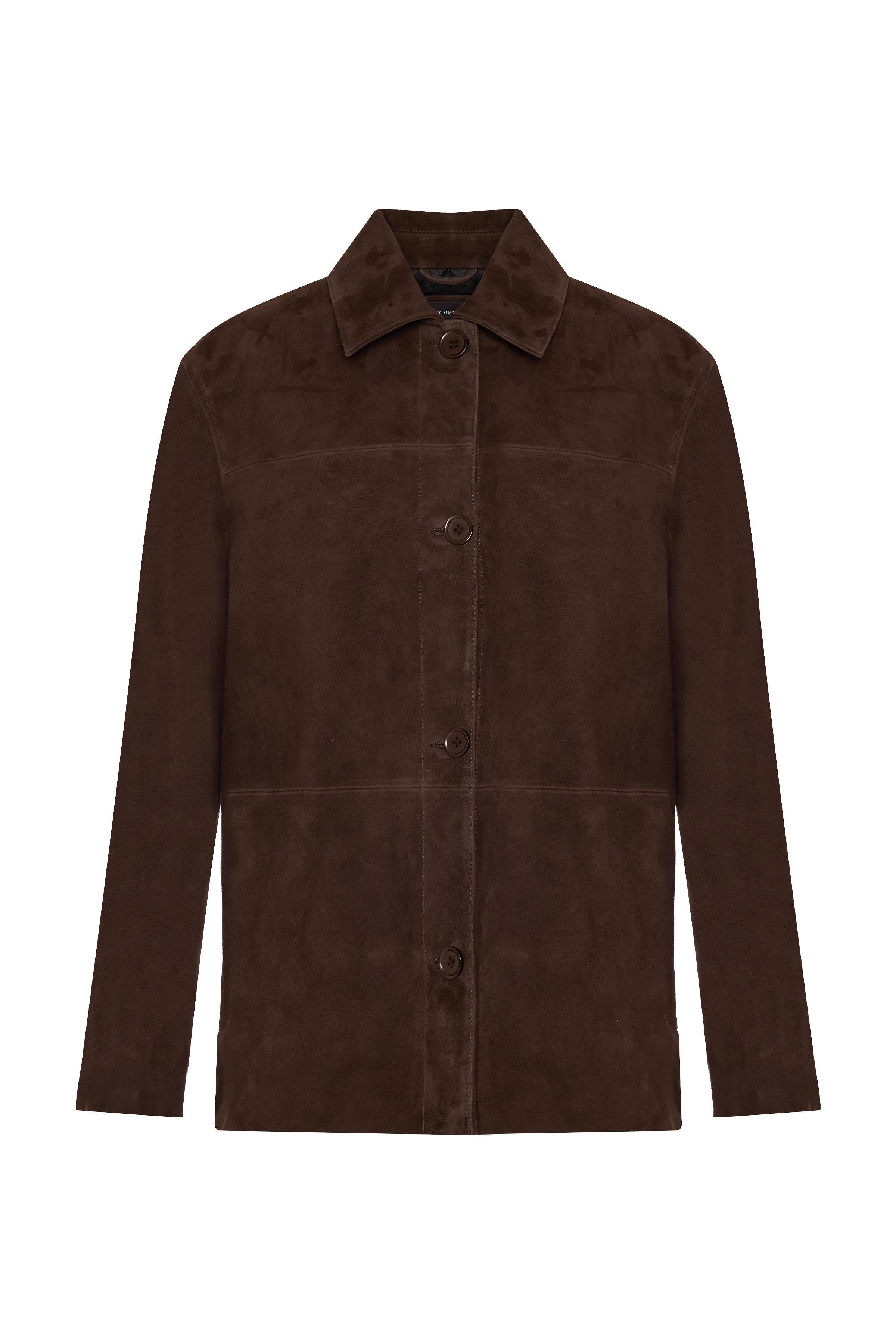 Kahverengi Süet Gömlek