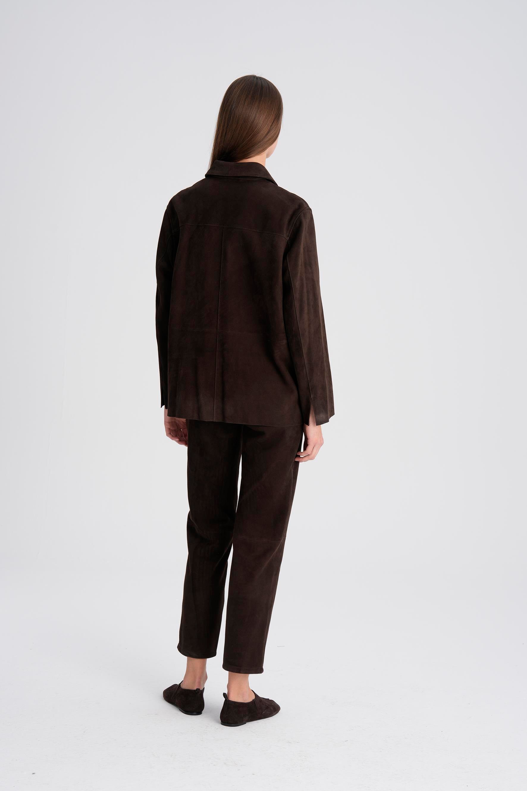 Kahverengi Süet Pantolon