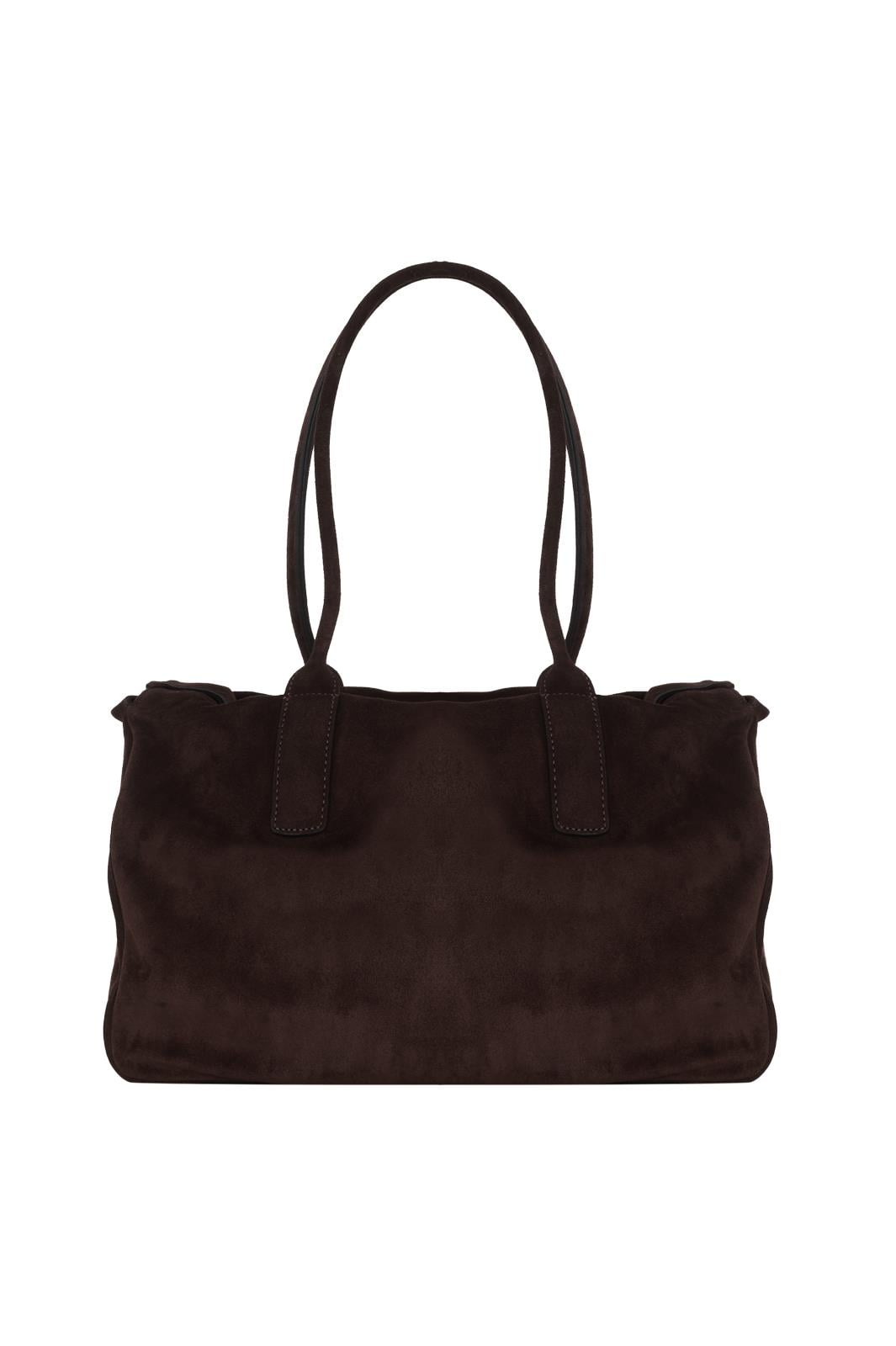 Kahverengi Süet Raphael Shopping Bag
