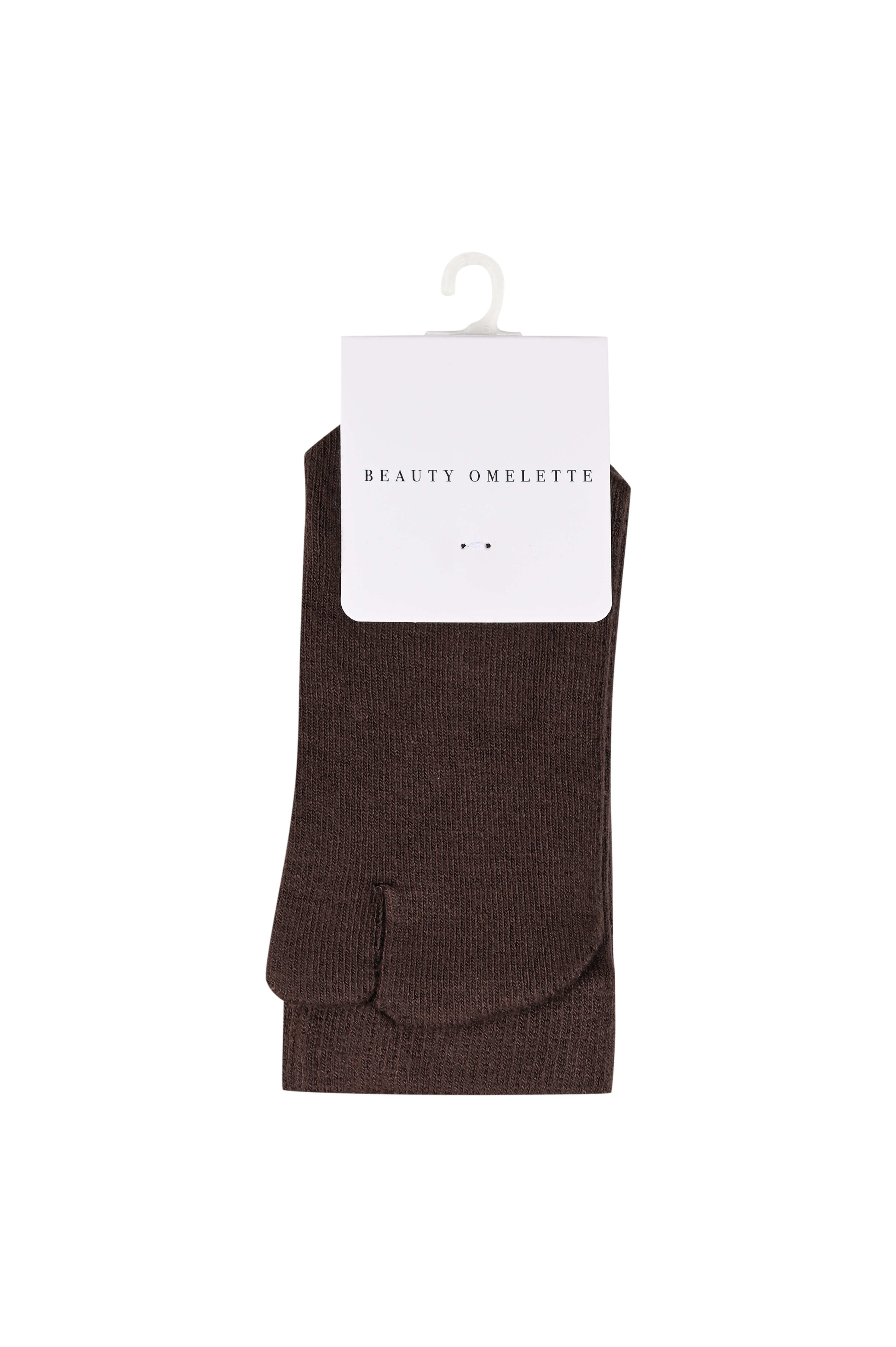 Kahverengi Tabi Bambu Çorap