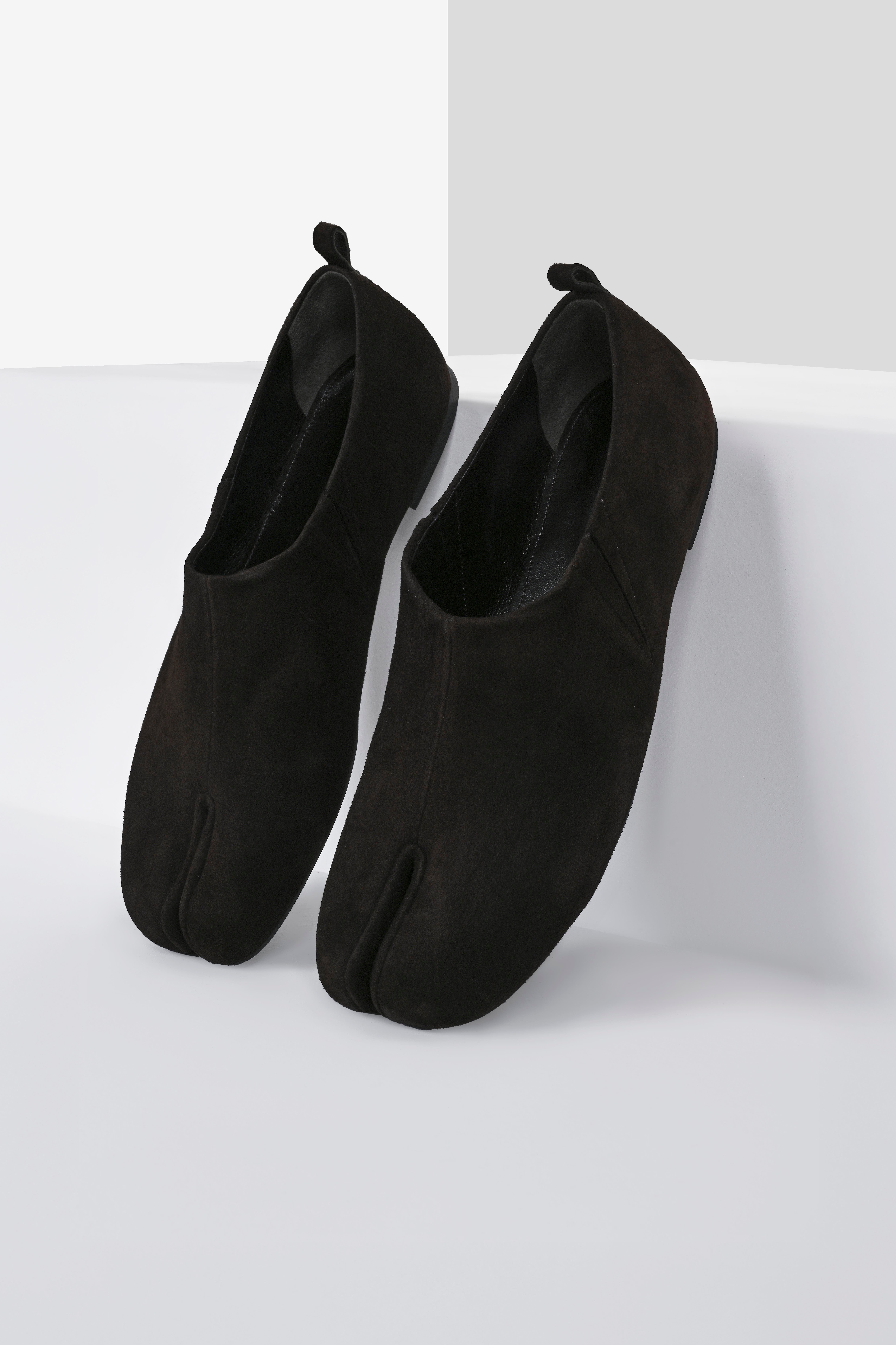 Kahverengi Tabi Süet Babet