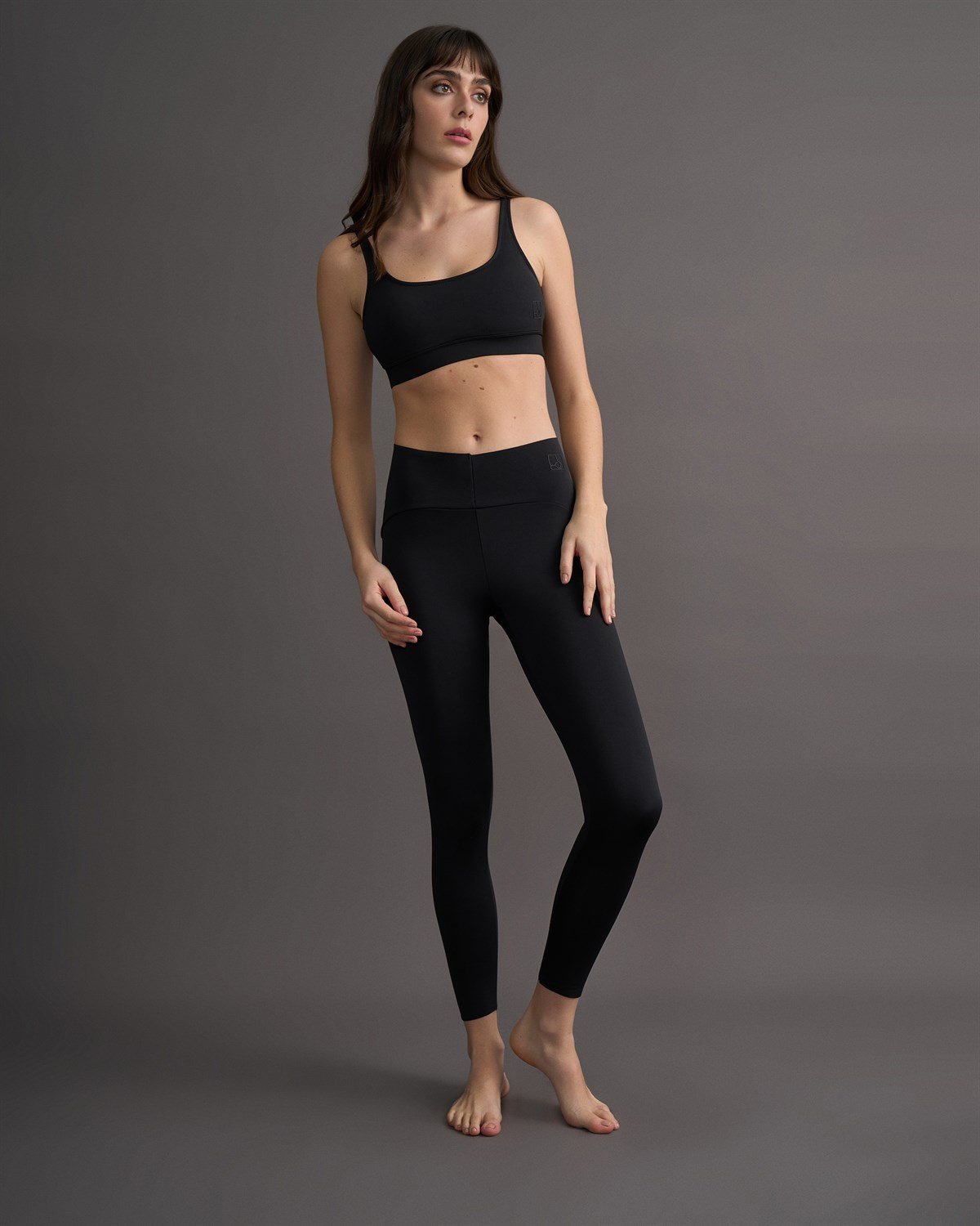 Kahverengi Toparlayıcı Spor Bra