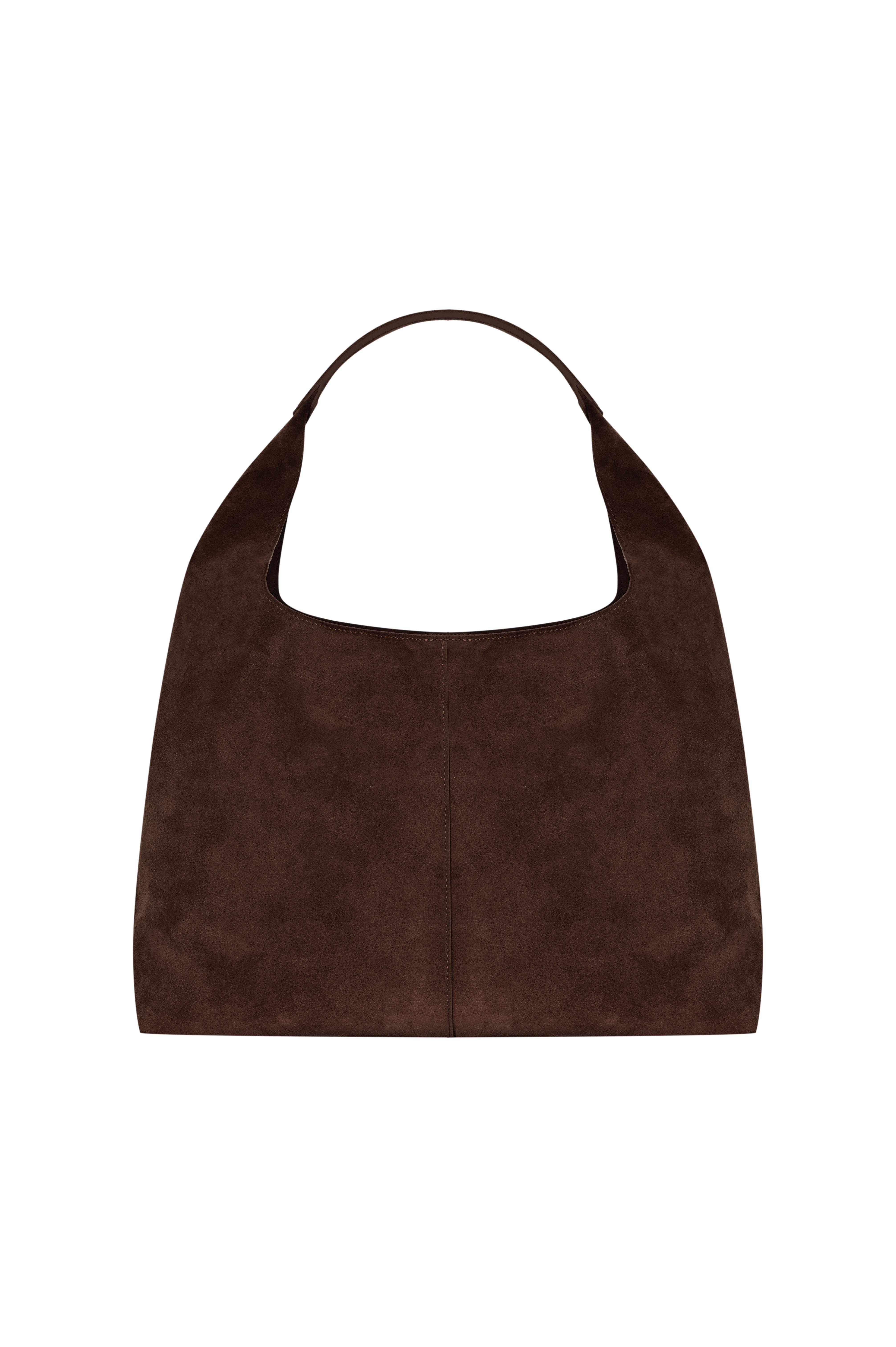 Kahverengi Tote Süet Bag