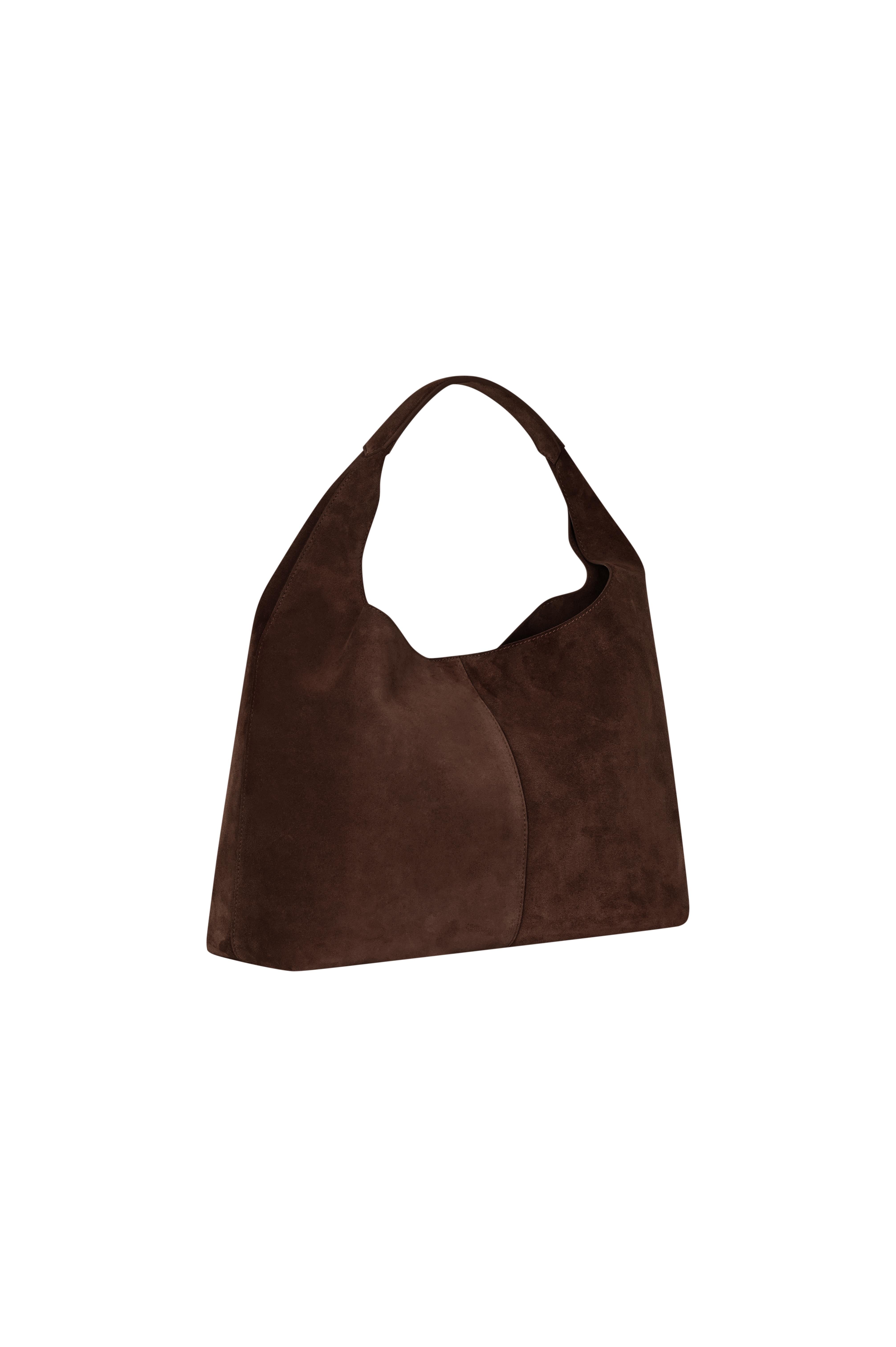 Kahverengi Tote Süet Bag