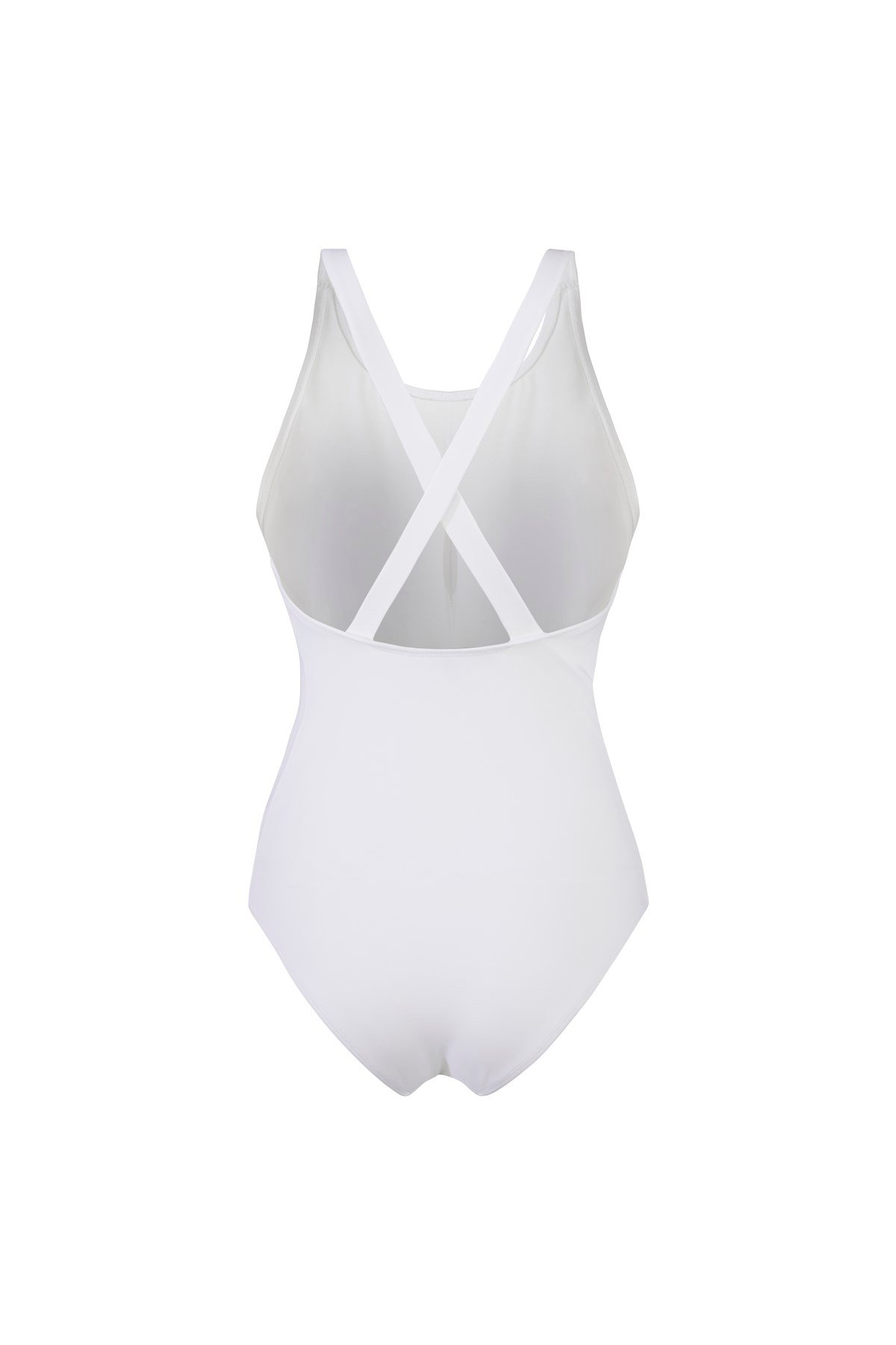 Kırık Beyaz Halter Yaka Mayo