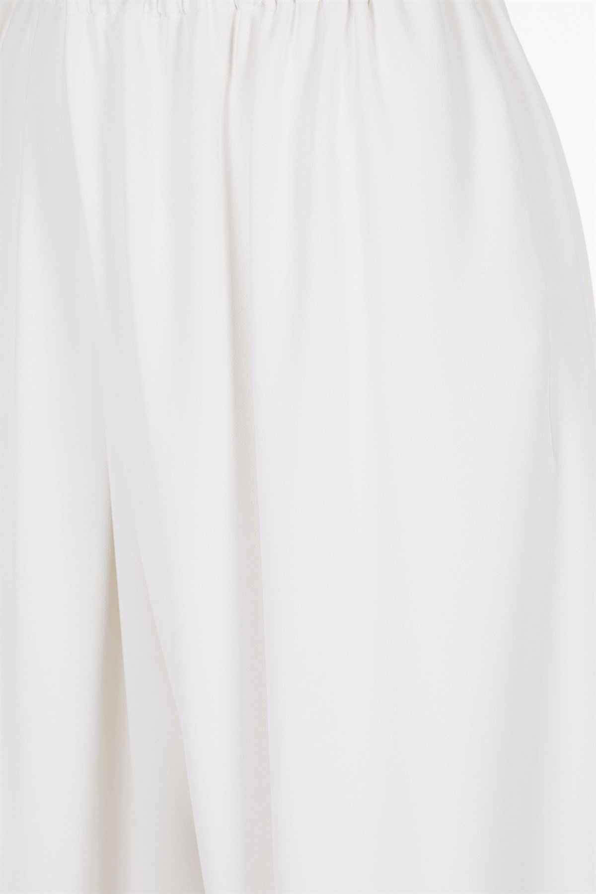 Kırık Beyaz Krep Harem Pantolon