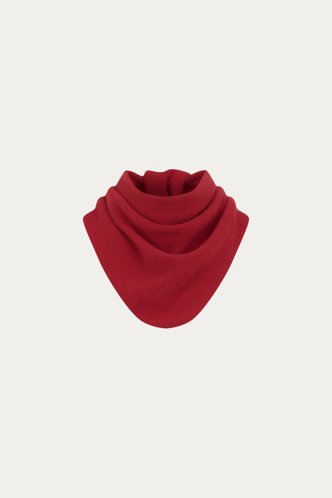 Kırmızı %100 Kaşmir Bandana Fular