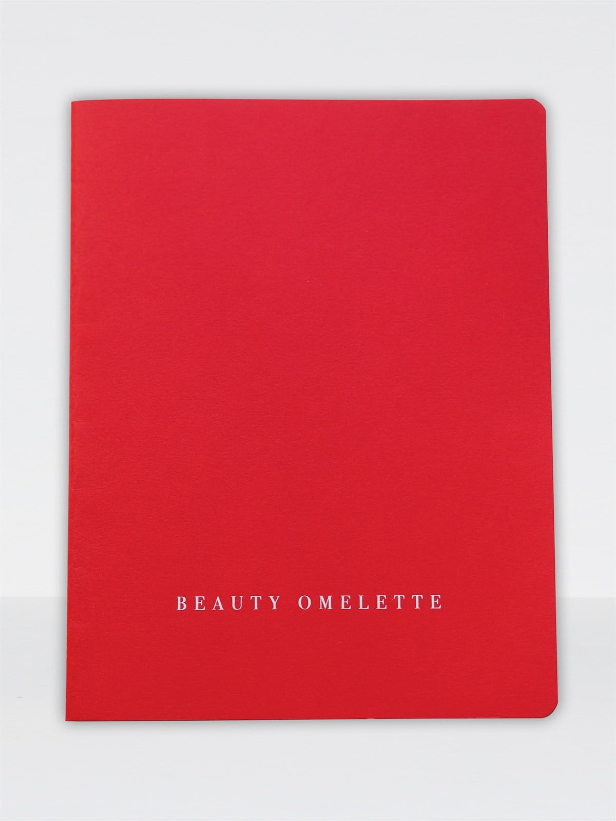 Kırmızı Beauty Omelette Defter