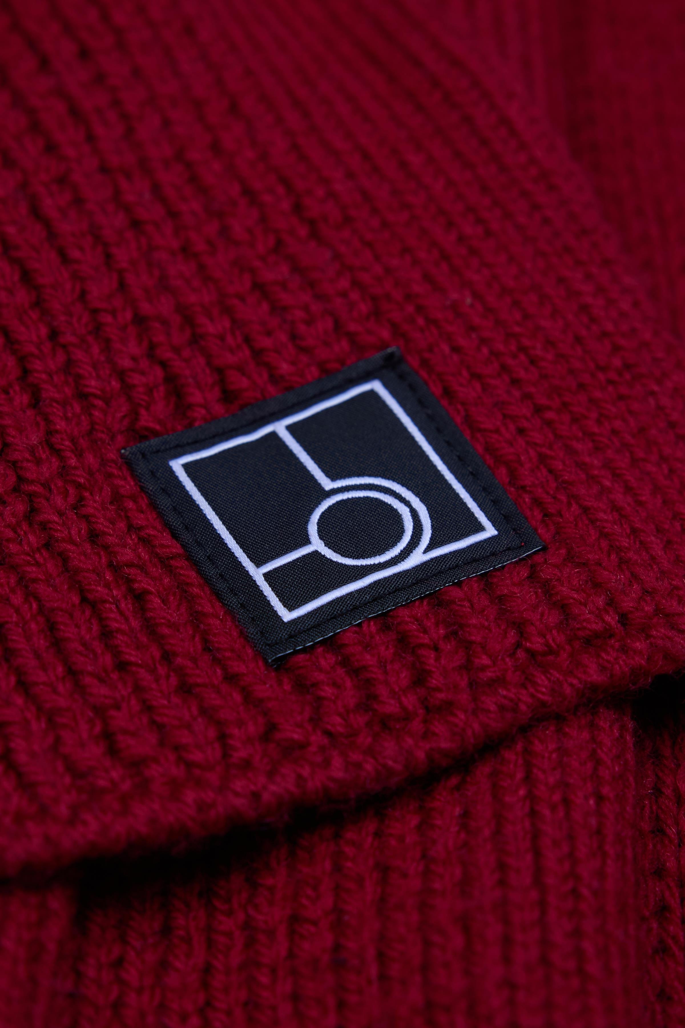 Kırmızı İnce Uzun Triko Atkı