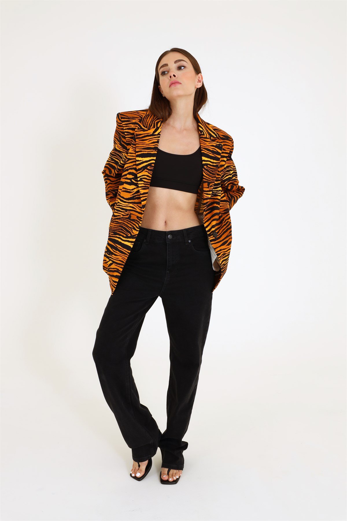 Koyu Antrasit Rebecca Boot Cut Jean