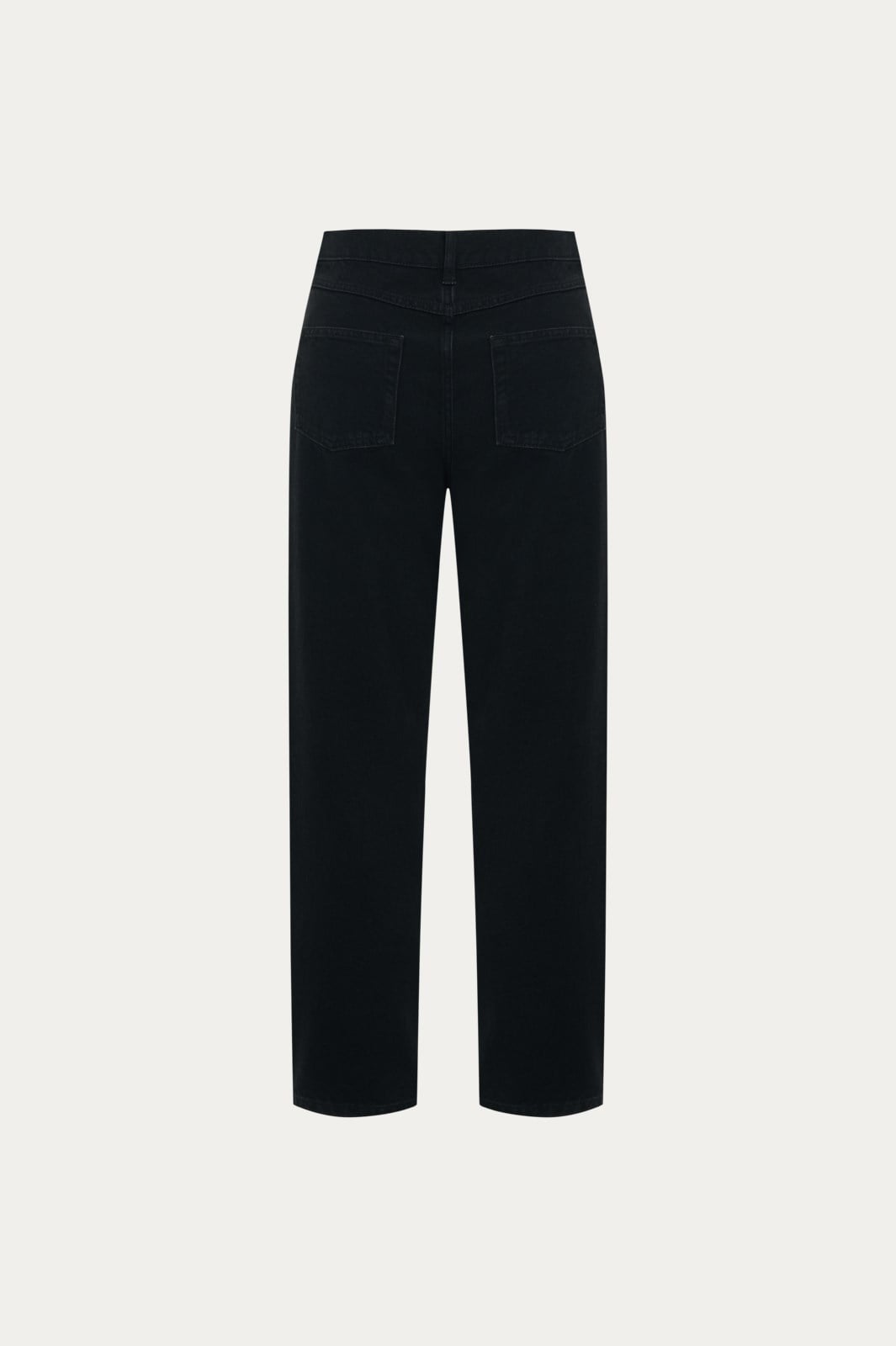 Koyu Antrasit Vintage High Waist Jean