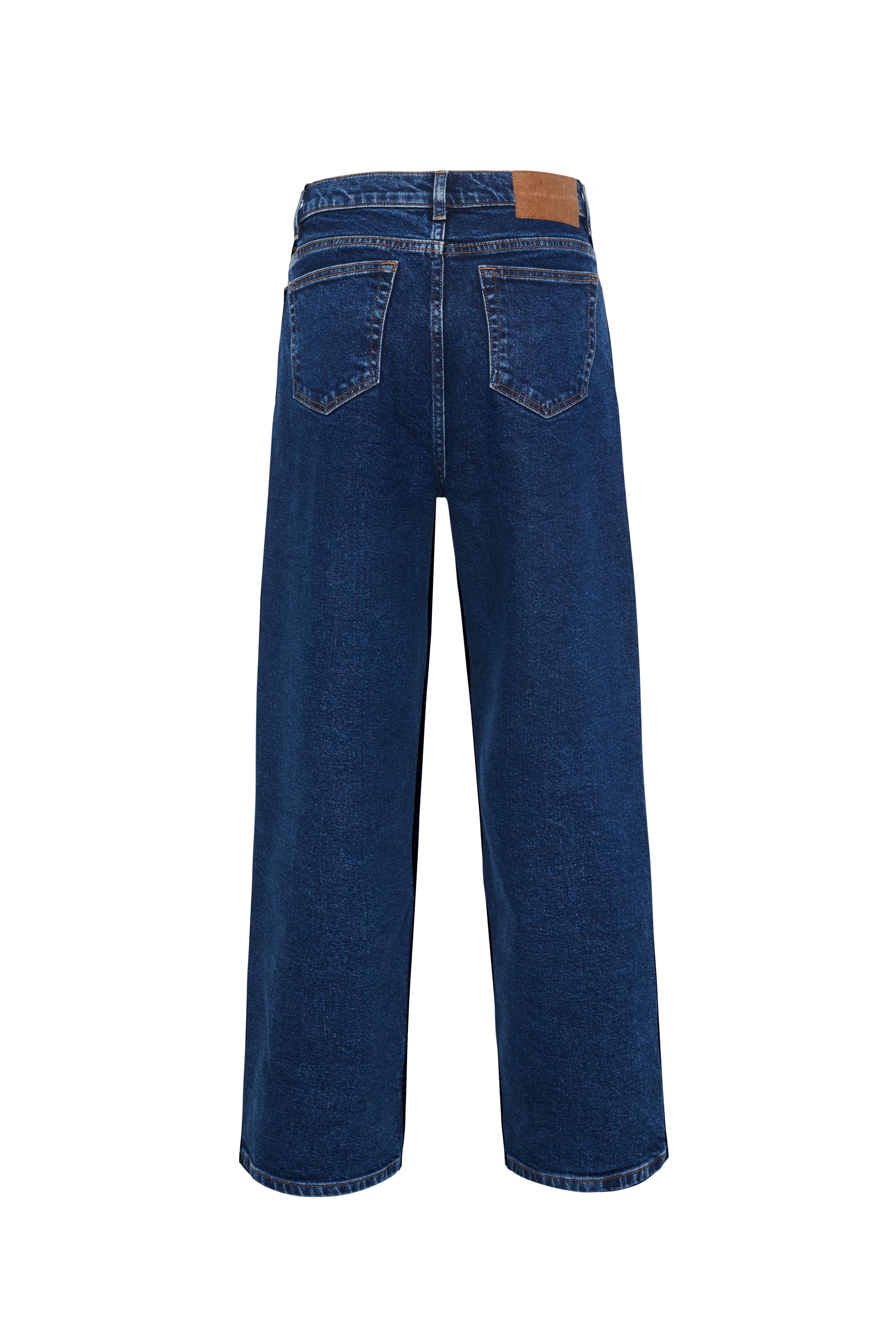 Koyu Mavi Julia Slouchy Fit Jean