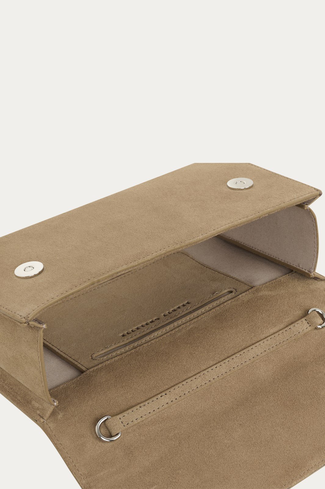 Koyu Muskat Gabrielle Süet Clutch
