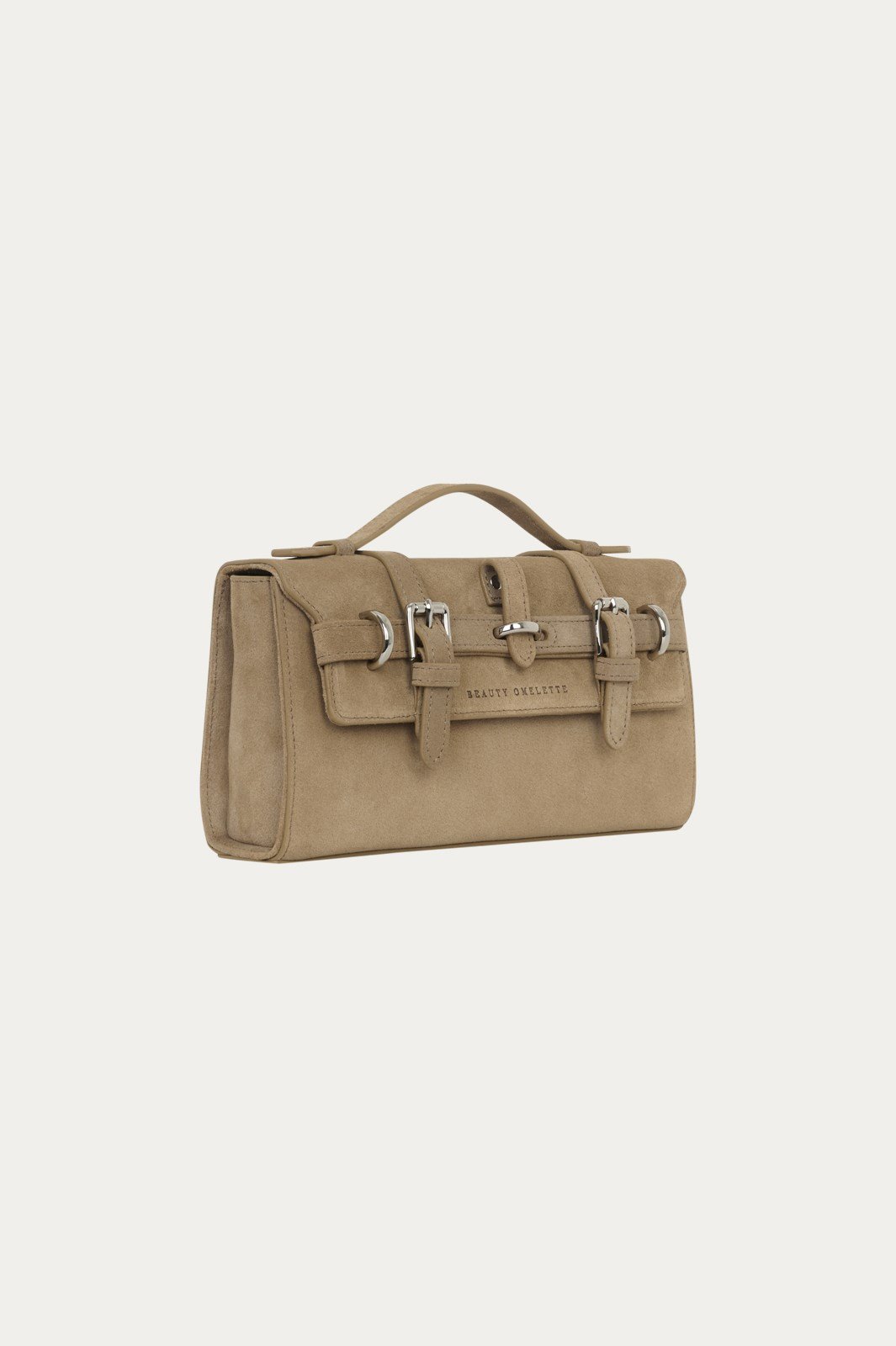 Koyu Muskat Gabrielle Süet Clutch